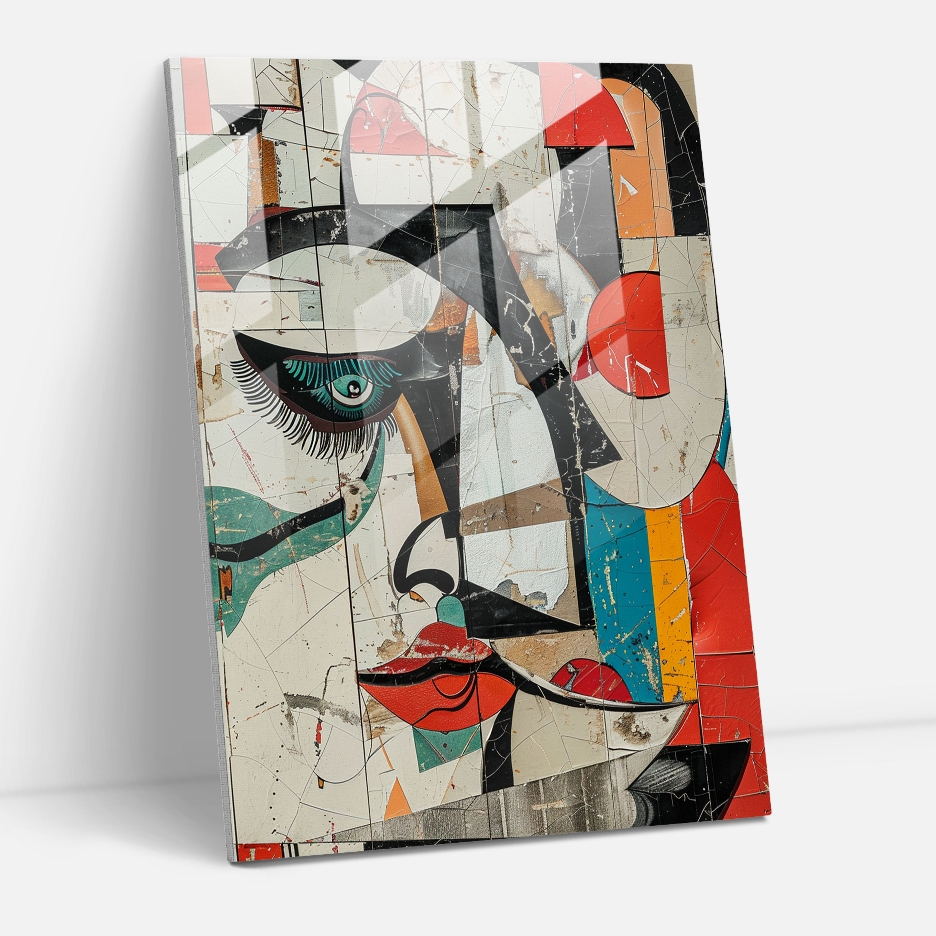 Dadaism Modern Art - Thought-Provoking Composition - Dadaism, Modern Art, Home Decoration, Abstract Art