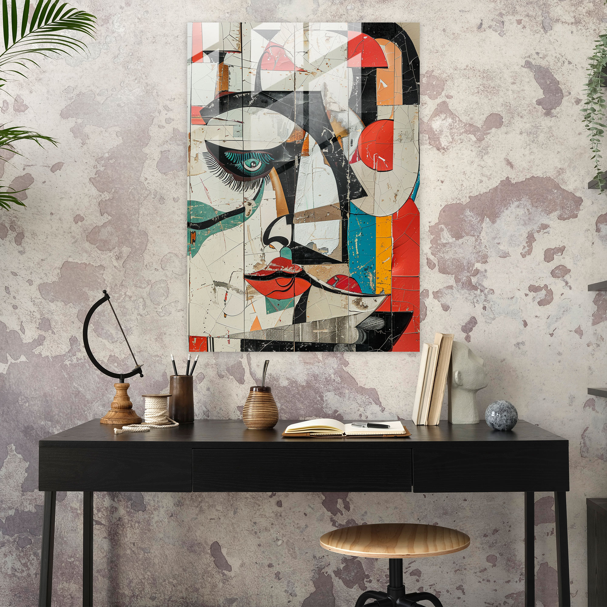 Dadaism Modern Art - Thought-Provoking Composition - Dadaism, Modern Art, Home Decoration, Abstract Art