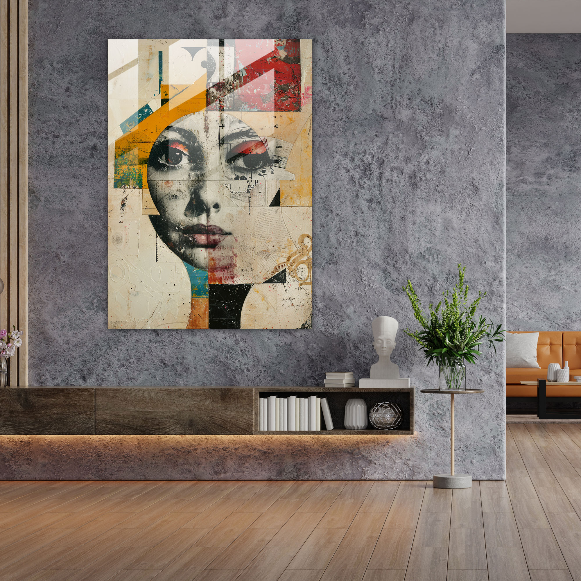 Dadaism Glass Wall Art - Avant-Garde Imagery - Dadaism, Avant-Garde Art, Wall Decoration, Glass Wall Art