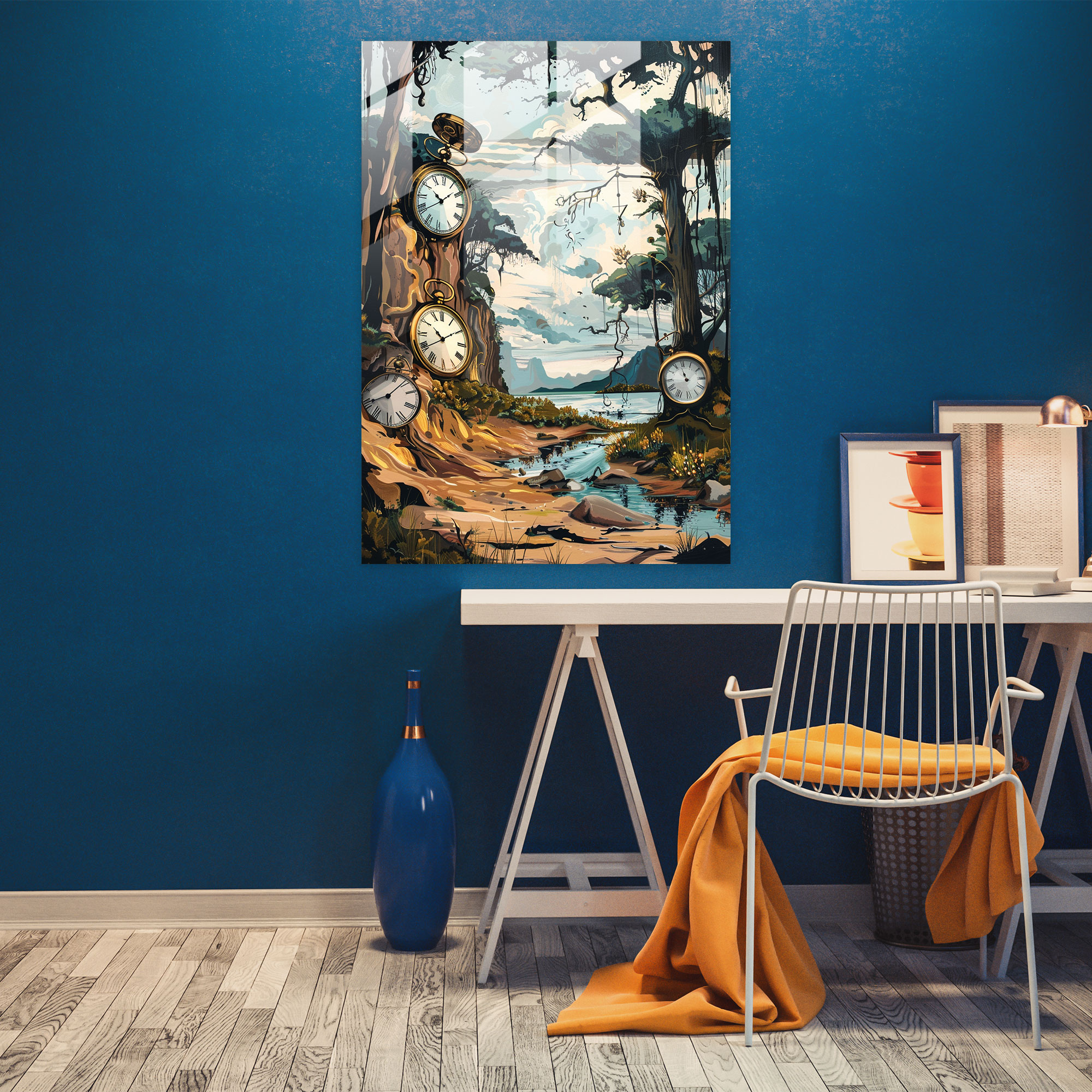 Surreal Dadaism Glass Art - Dadaism, Wall Decoration, Glass Wall Art, Glass Print
