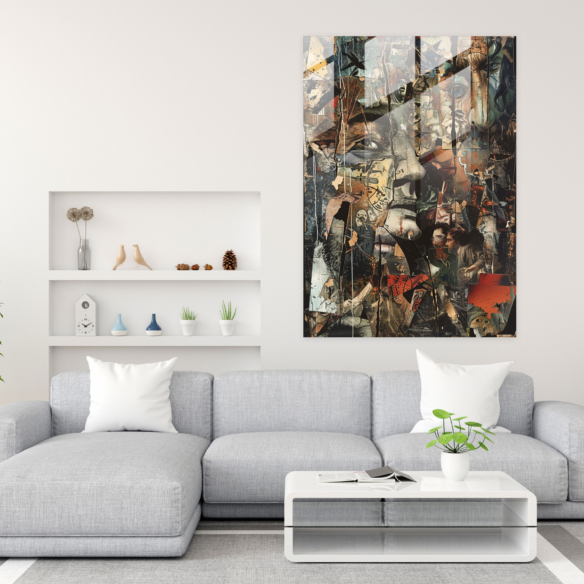 Dadaism Wall Decoration - Chaotic Forms And Disjointed Imagery - Dadaism, Wall Decoration, Disjointed Imagery, Dadaism Art Style