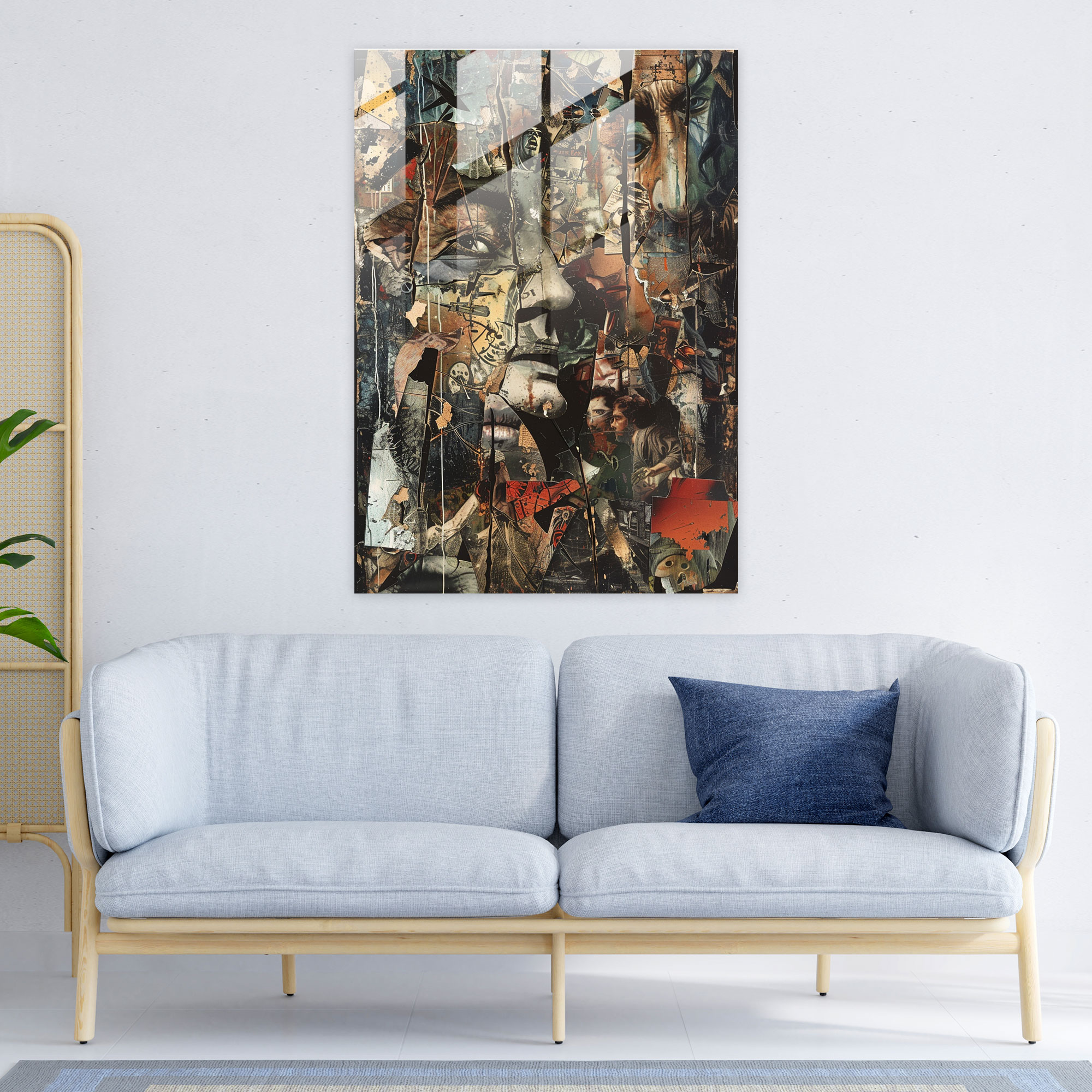 Dadaism Wall Decoration - Chaotic Forms And Disjointed Imagery - Dadaism, Wall Decoration, Disjointed Imagery, Dadaism Art Style