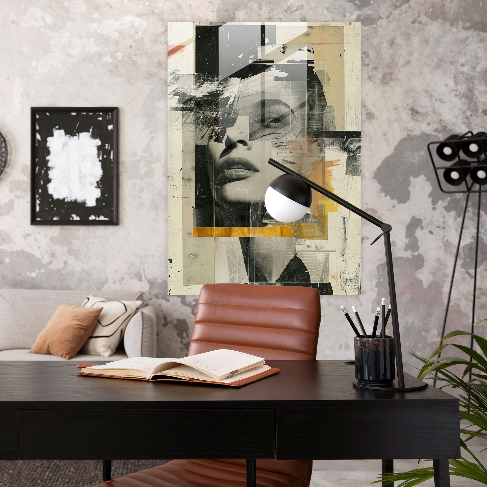 Dadaism Home Decoration - Dadaism, Dadaism Art Style, Glass Art, Glass Print