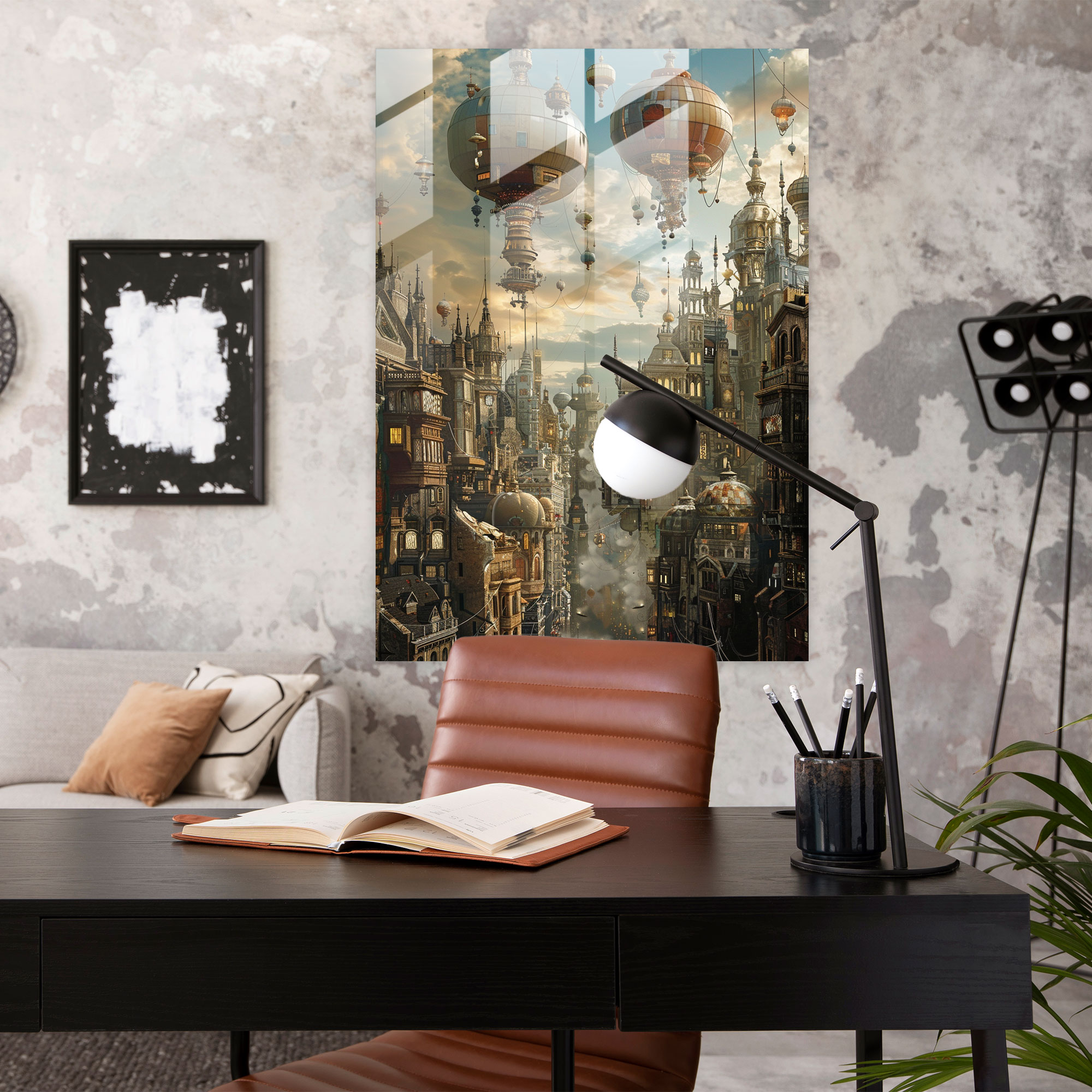 Dadaism Wall Decoration - Surreal Cityscape - Dadaism, Modern Art, Dadaism, Home Decoration