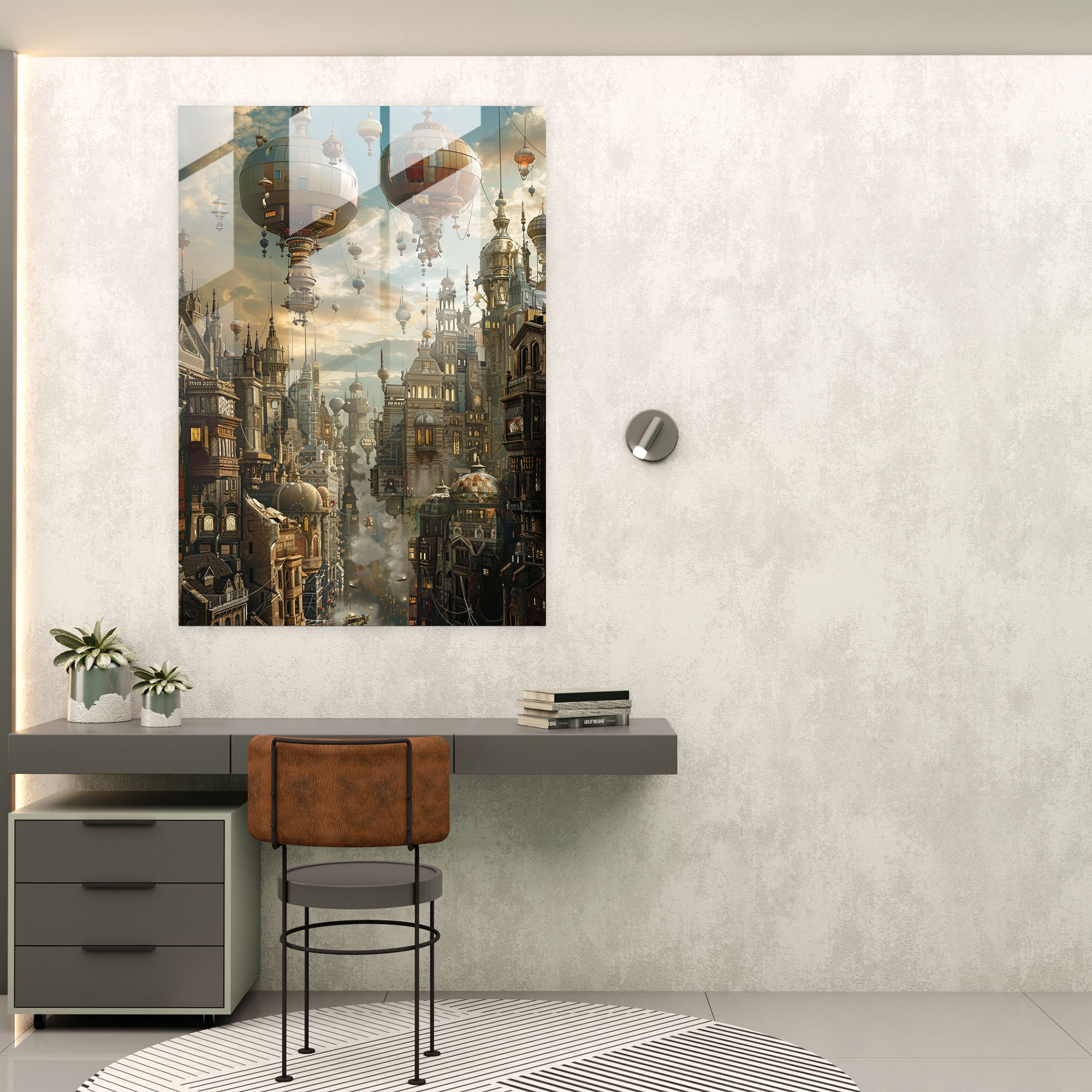 Dadaism Wall Decoration - Surreal Cityscape - Dadaism, Modern Art, Dadaism, Home Decoration
