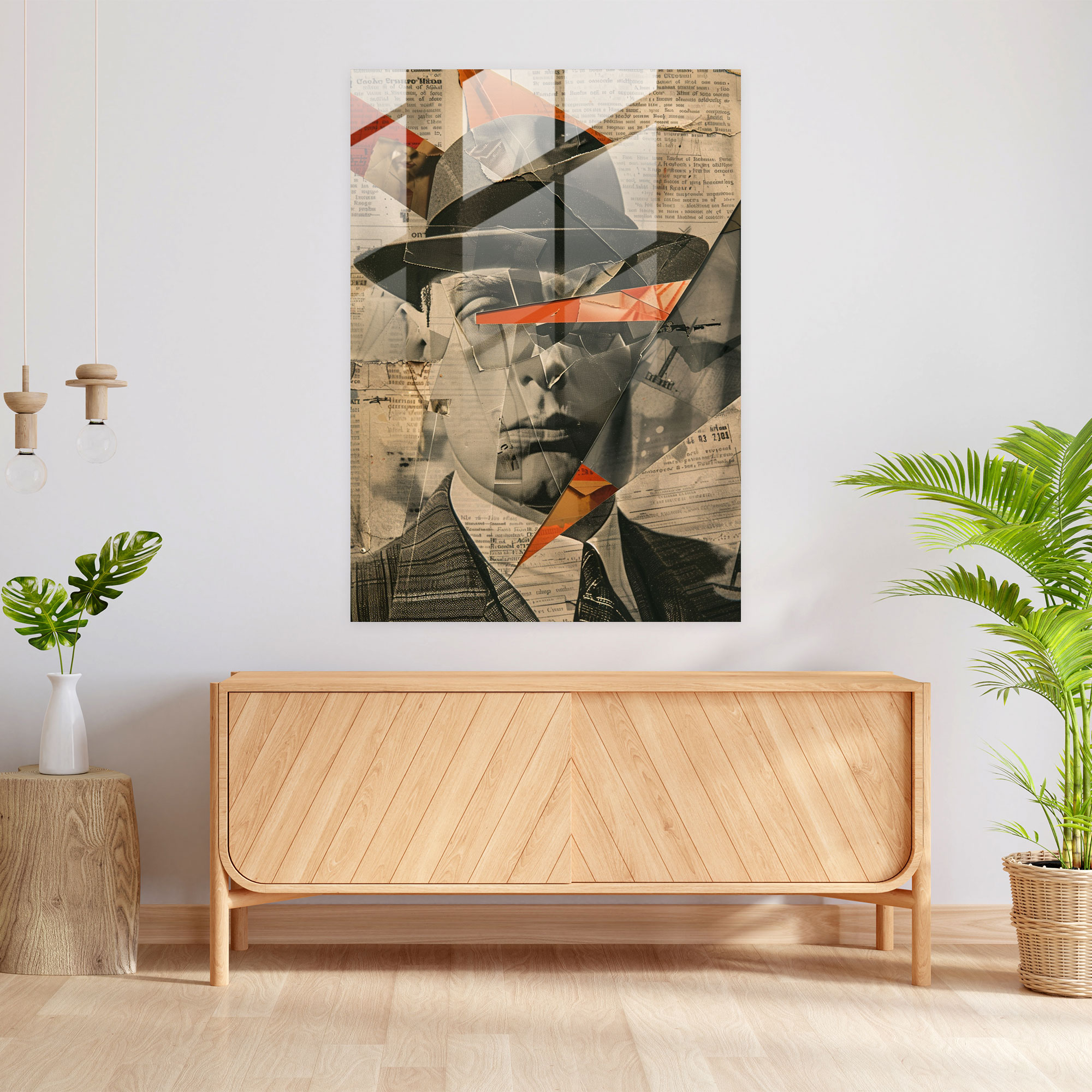 Dadaism Home Decoration - Vintage Clippings - Dadaism, Home Decoration, Wall Decoration, Glass Wall Art