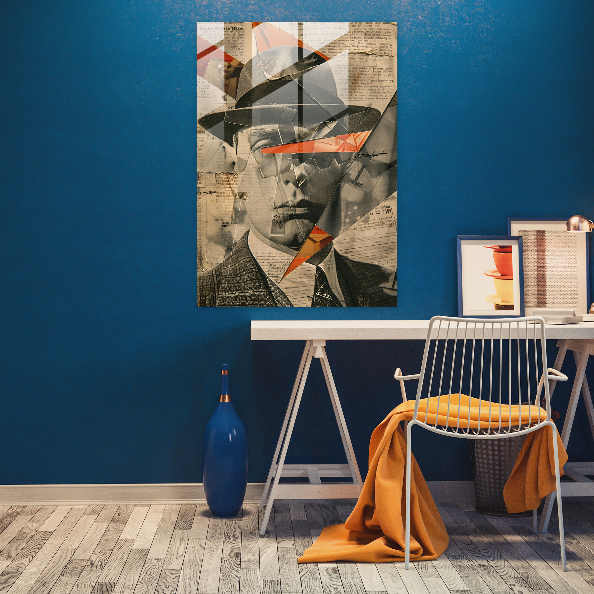 Dadaism Home Decoration - Vintage Clippings - Dadaism, Home Decoration, Wall Decoration, Glass Wall Art