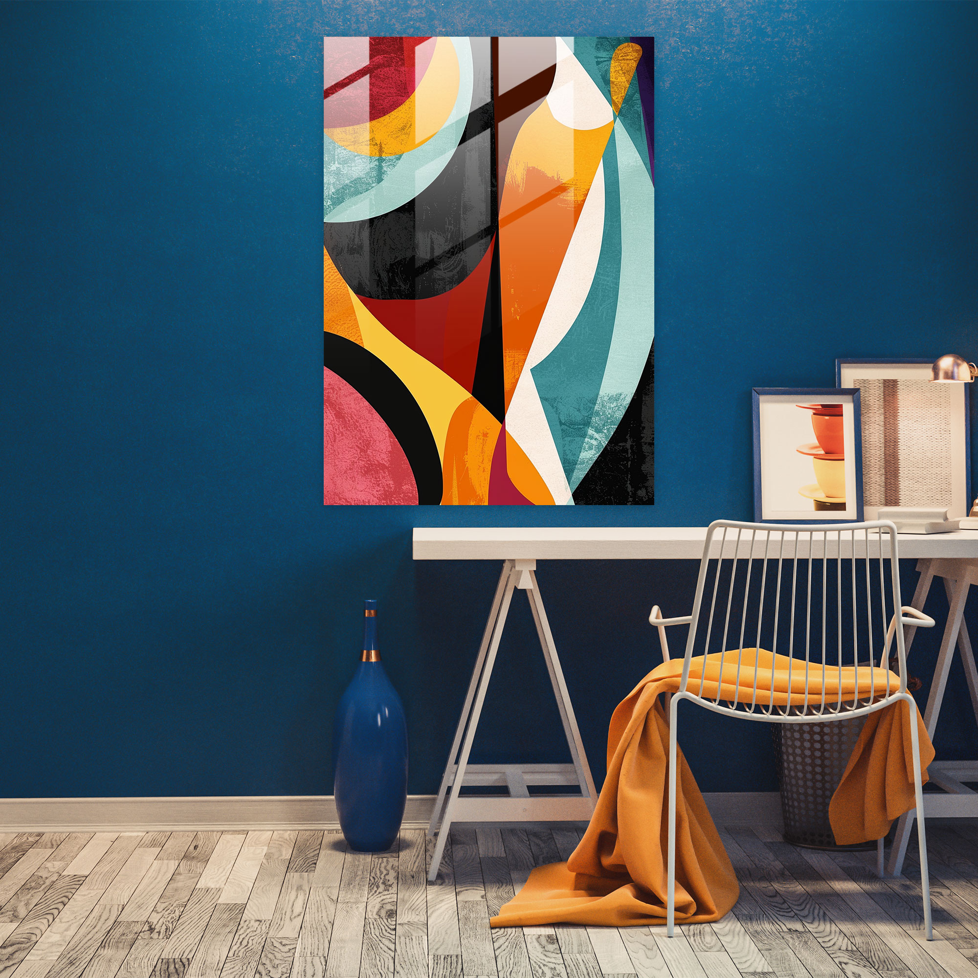 Dadaism Glass Print Home Decoration - Dadaism, Modern Art, Glass Print, Home Decoration