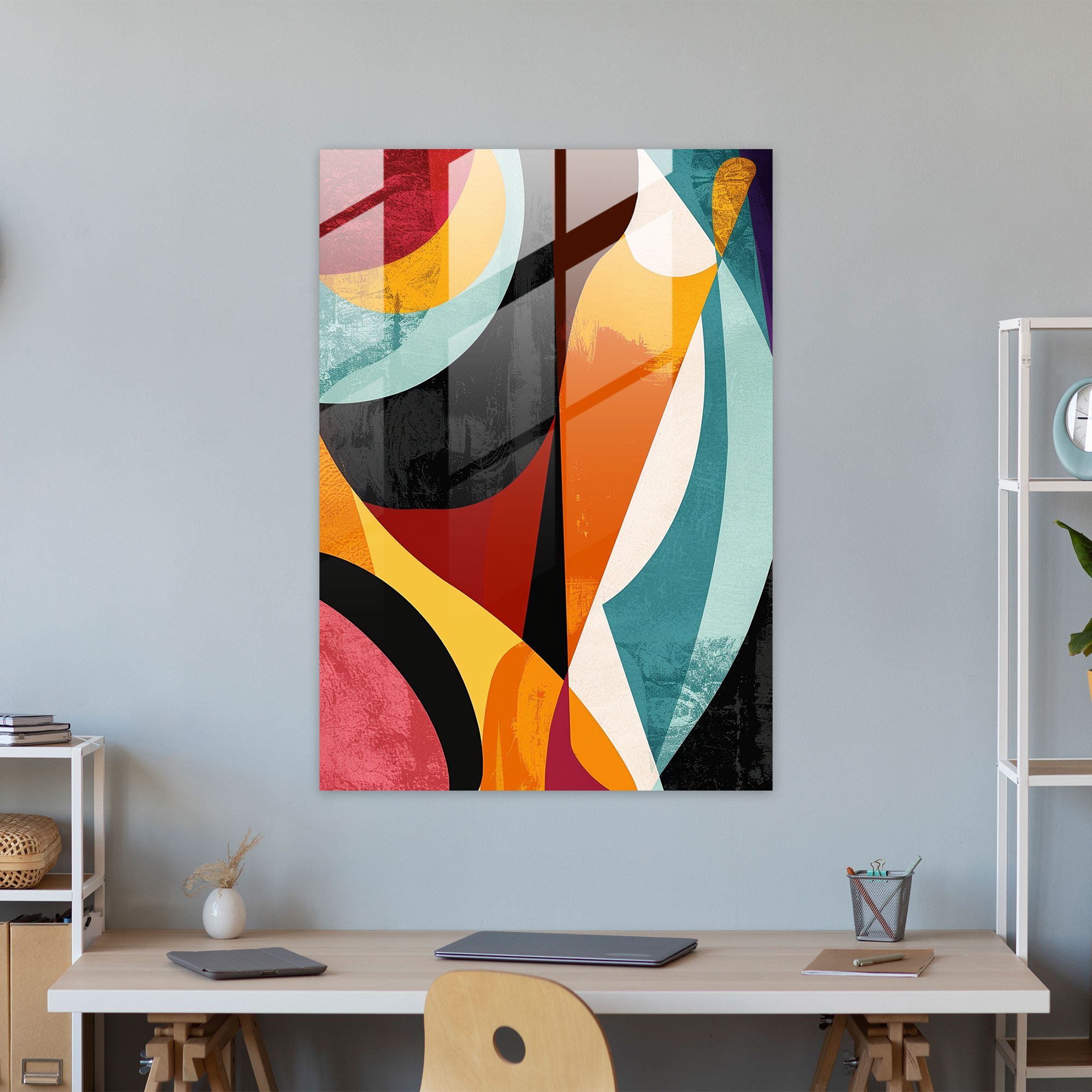 Dadaism Glass Print Home Decoration - Dadaism, Modern Art, Glass Print, Home Decoration