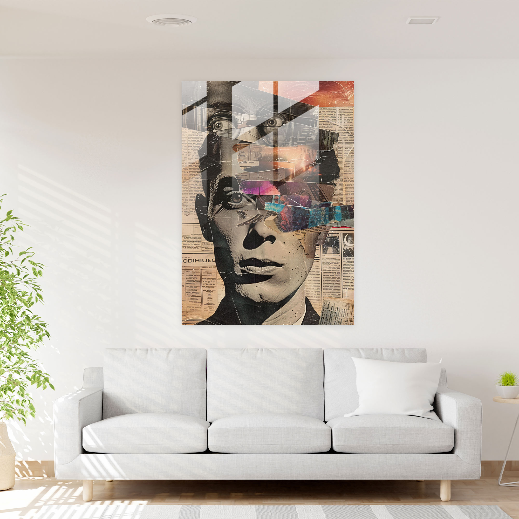 Dadaism Glass Wall Art Wall Decoration - Dadaism, Glass Wall Art, Dadaism Art Style, Wall Decoration