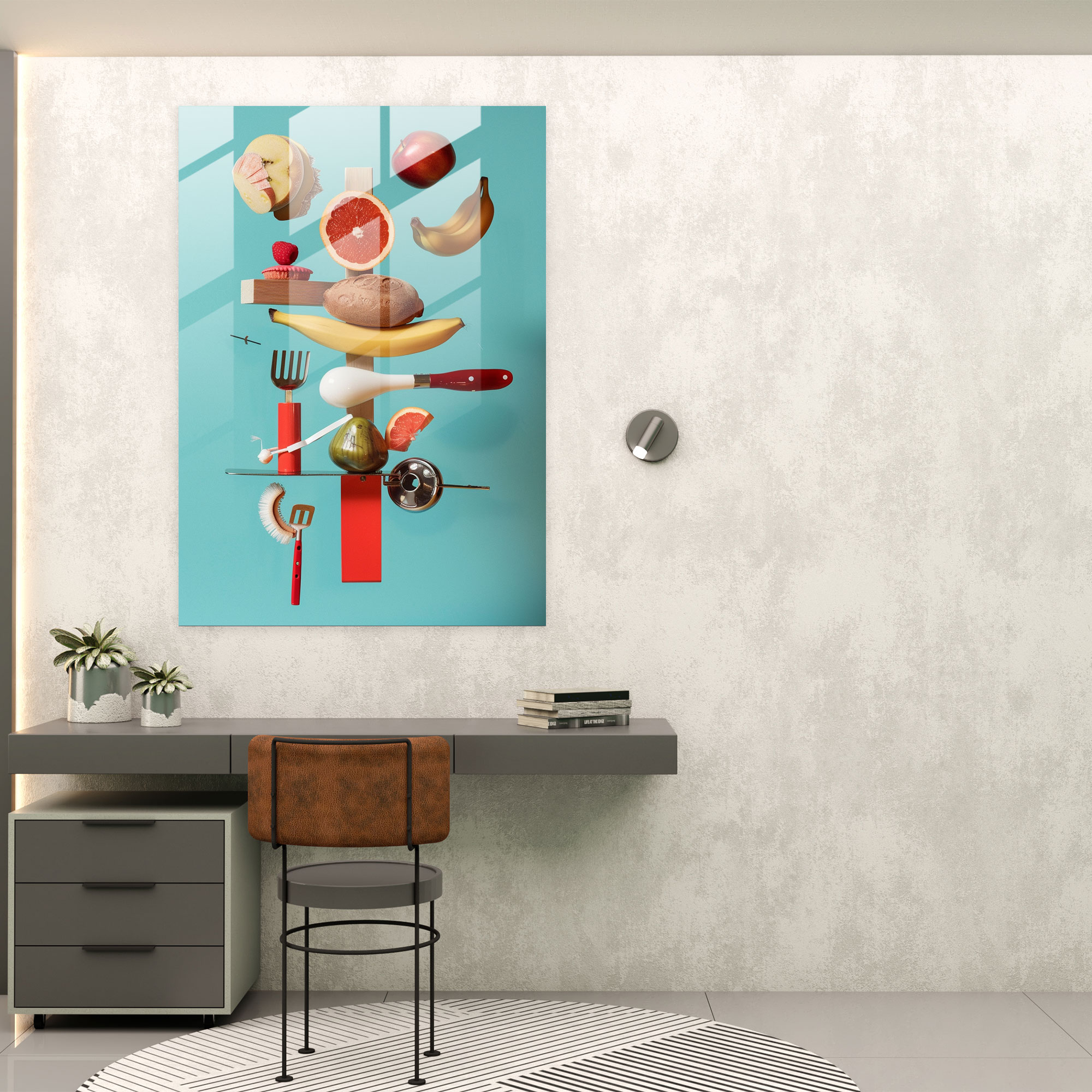 Dadaism Glass Art Home Decoration - Dadaism, Dadaism Art Style, Modern Art, Home Decoration