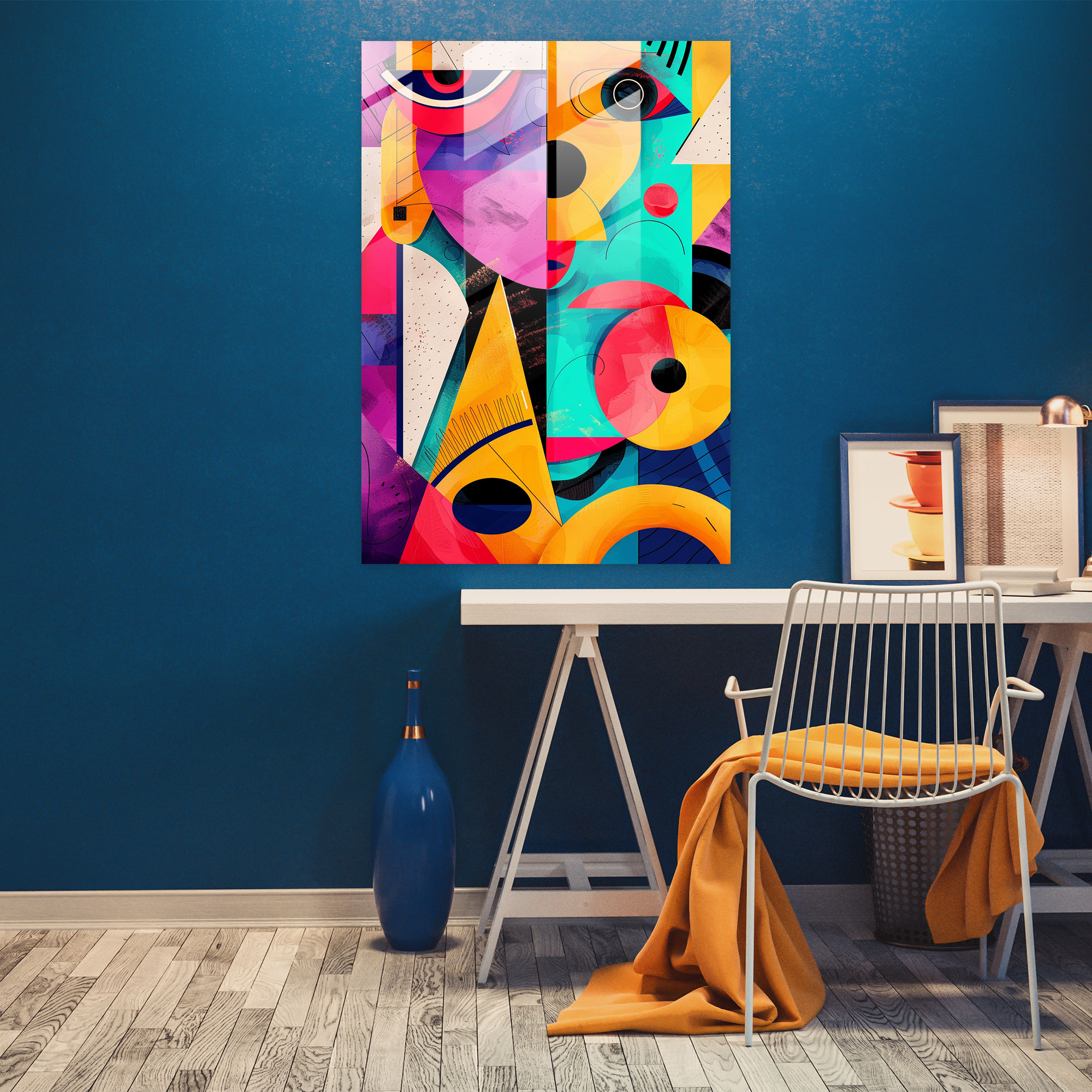 Dadaism Glass Wall Art - Dadaism, Home Decoration, Glass Wall Art, Wall Decoration