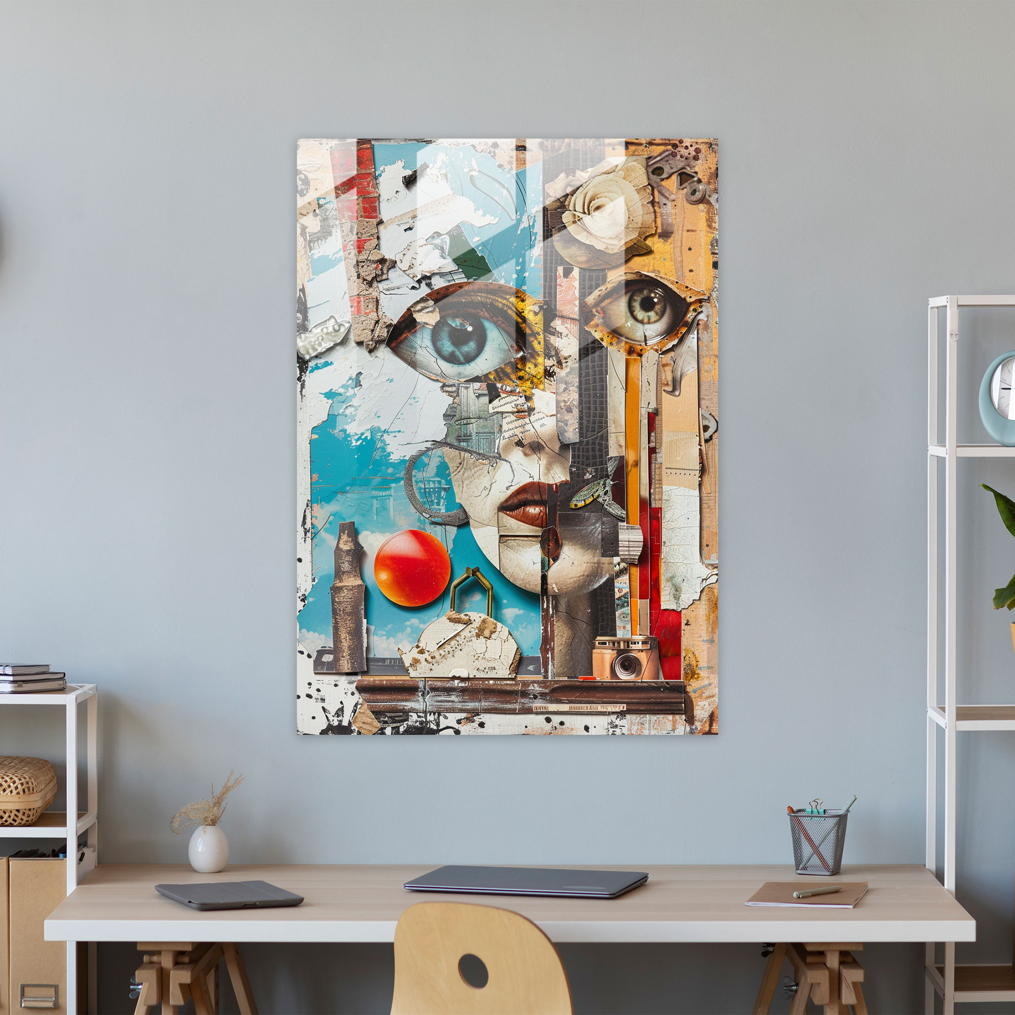 Dadaism Glass Print Wall Decoration - Dadaism, Glass Art, Modern Art, Dadaism