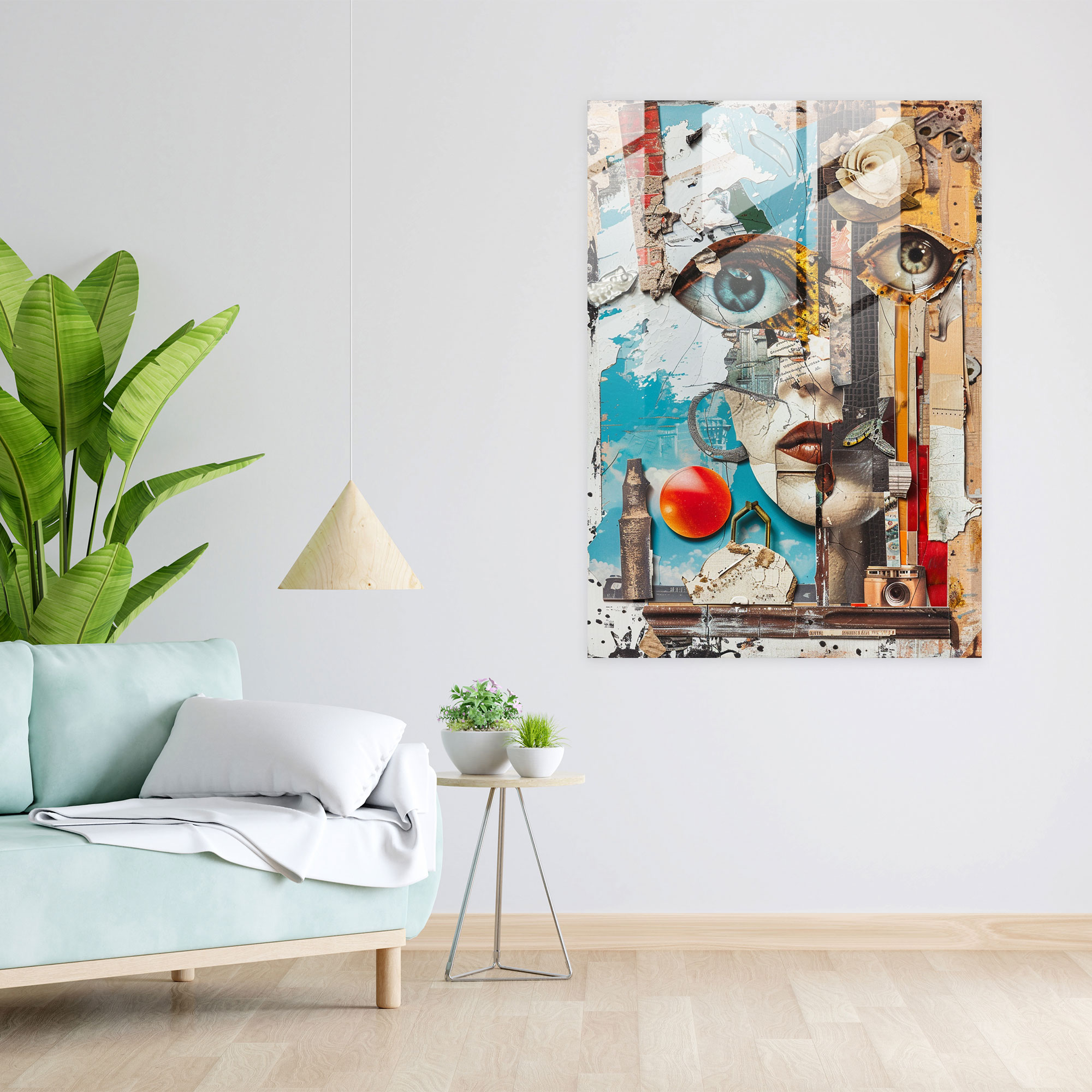 Dadaism Glass Print Wall Decoration - Dadaism, Glass Art, Modern Art, Dadaism