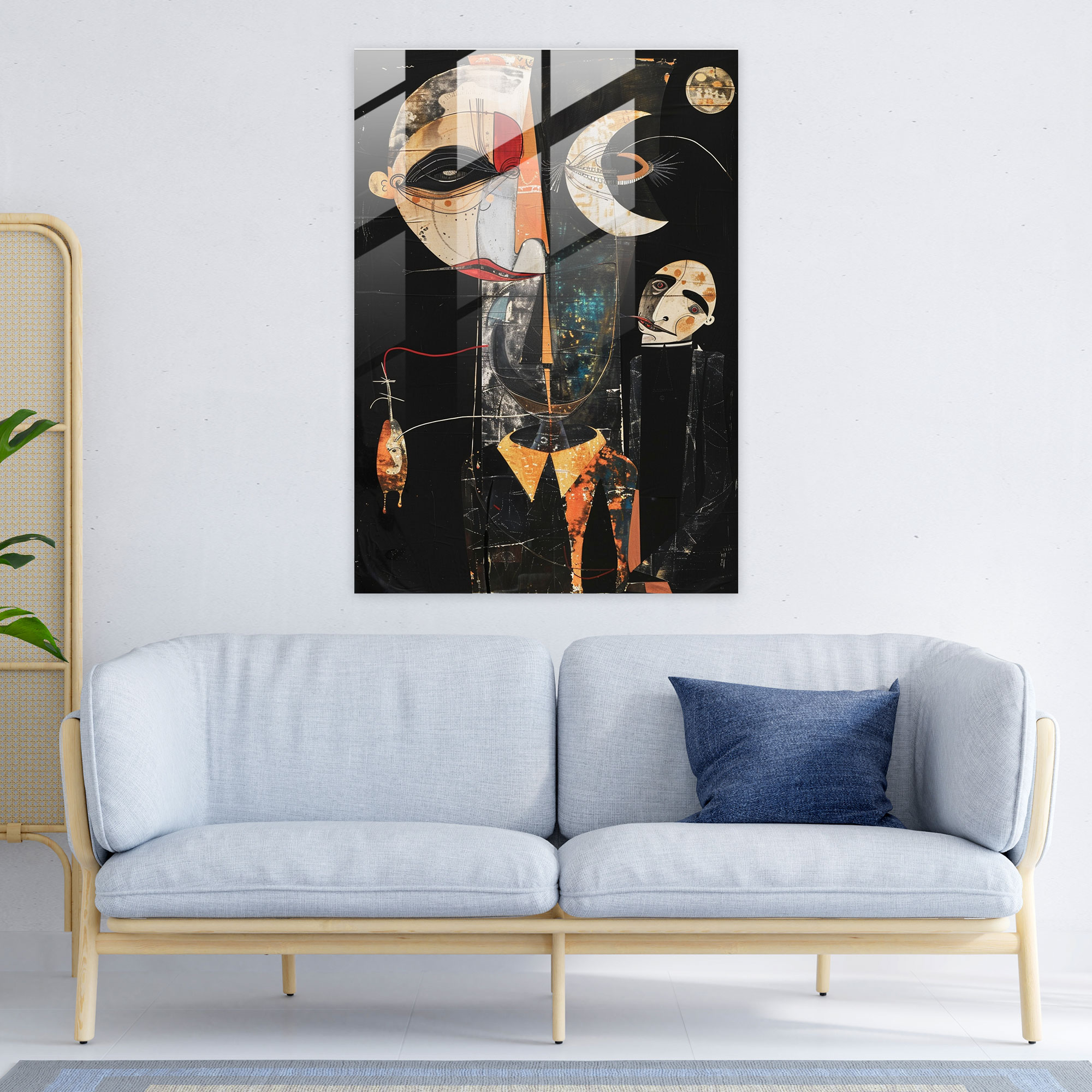 Dadaism Glass Print Wall Decoration - Dadaism, Dadaism, Wall Decoration, Modern Art