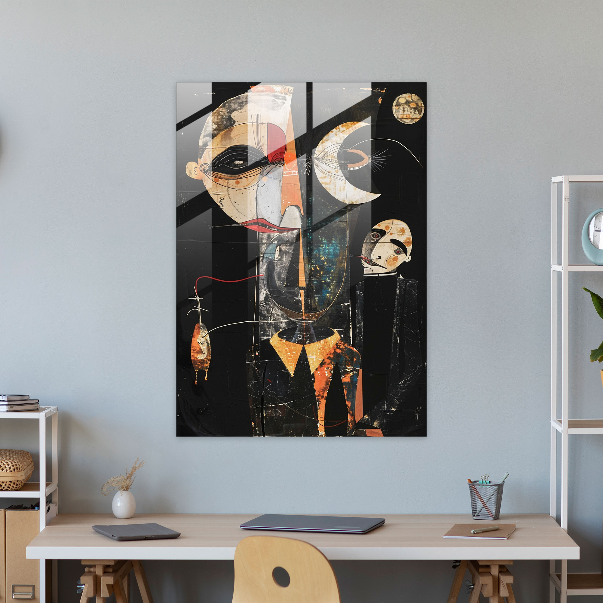 Dadaism Glass Print Wall Decoration - Dadaism, Dadaism, Wall Decoration, Modern Art
