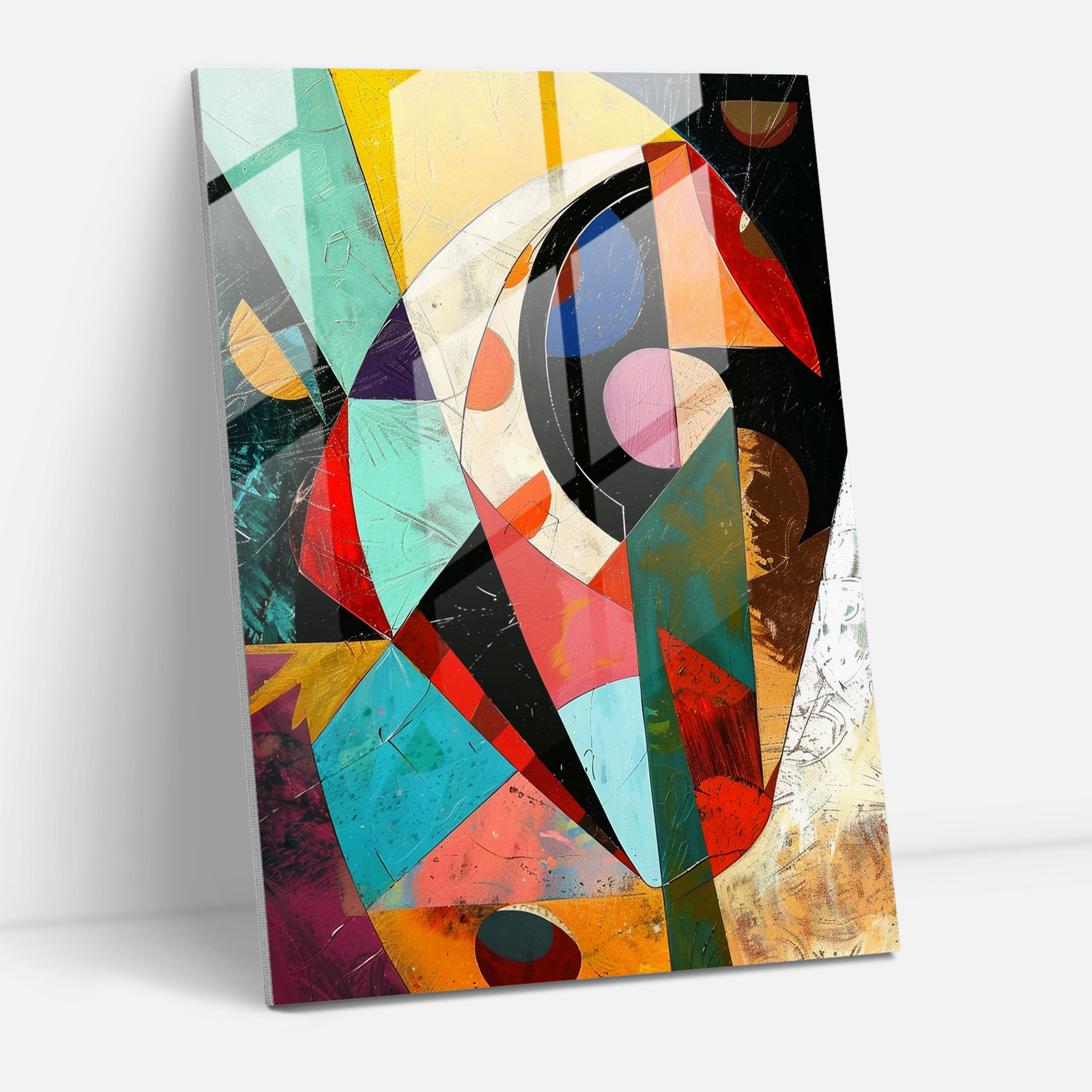 Dadaism Glass Print Home Decoration - Dadaism, Home Decoration, Modern Art, Glass Print