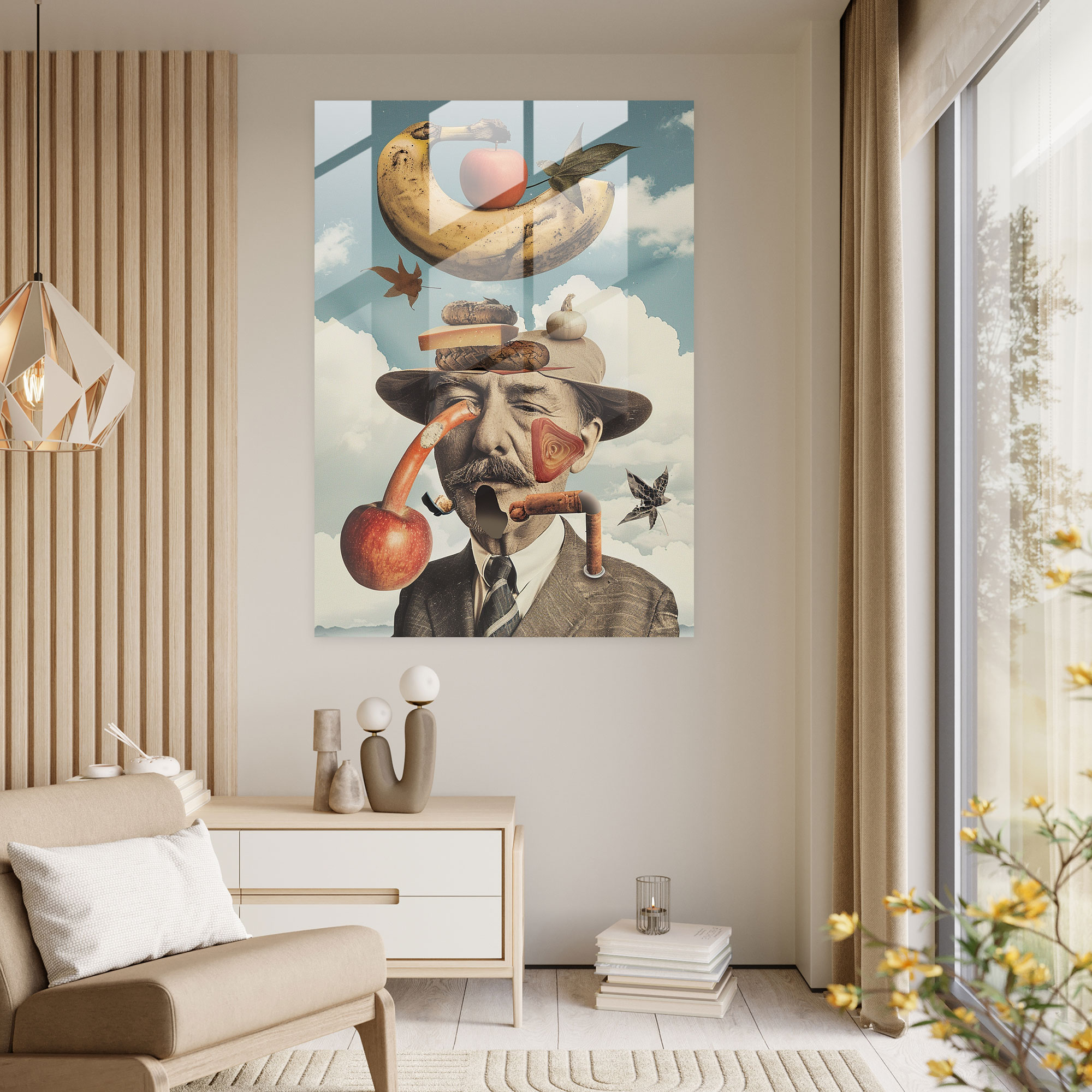 Dadaism Glass Wall Art - Dadaism, Glass Art, Dadaism Art Style, Wall Decoration