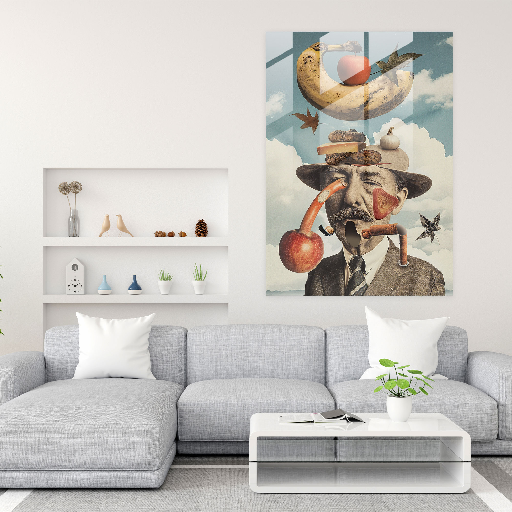 Dadaism Glass Wall Art - Dadaism, Glass Art, Dadaism Art Style, Wall Decoration