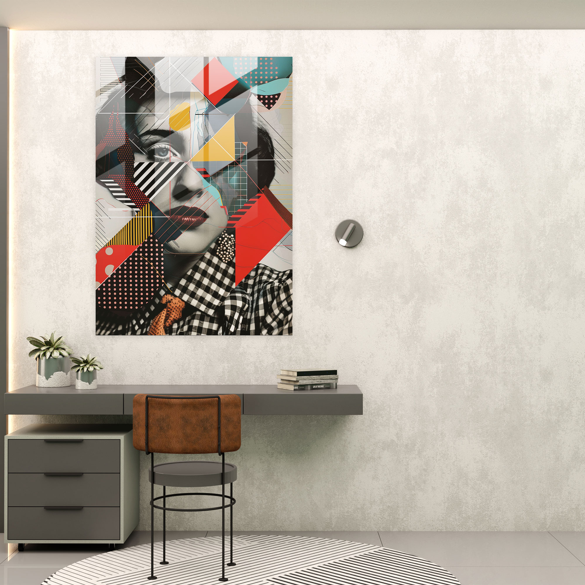 Dadaism Glass Print Wall Decoration - Dadaism, Wall Decoration, Dadaism Art Style, Glass Print