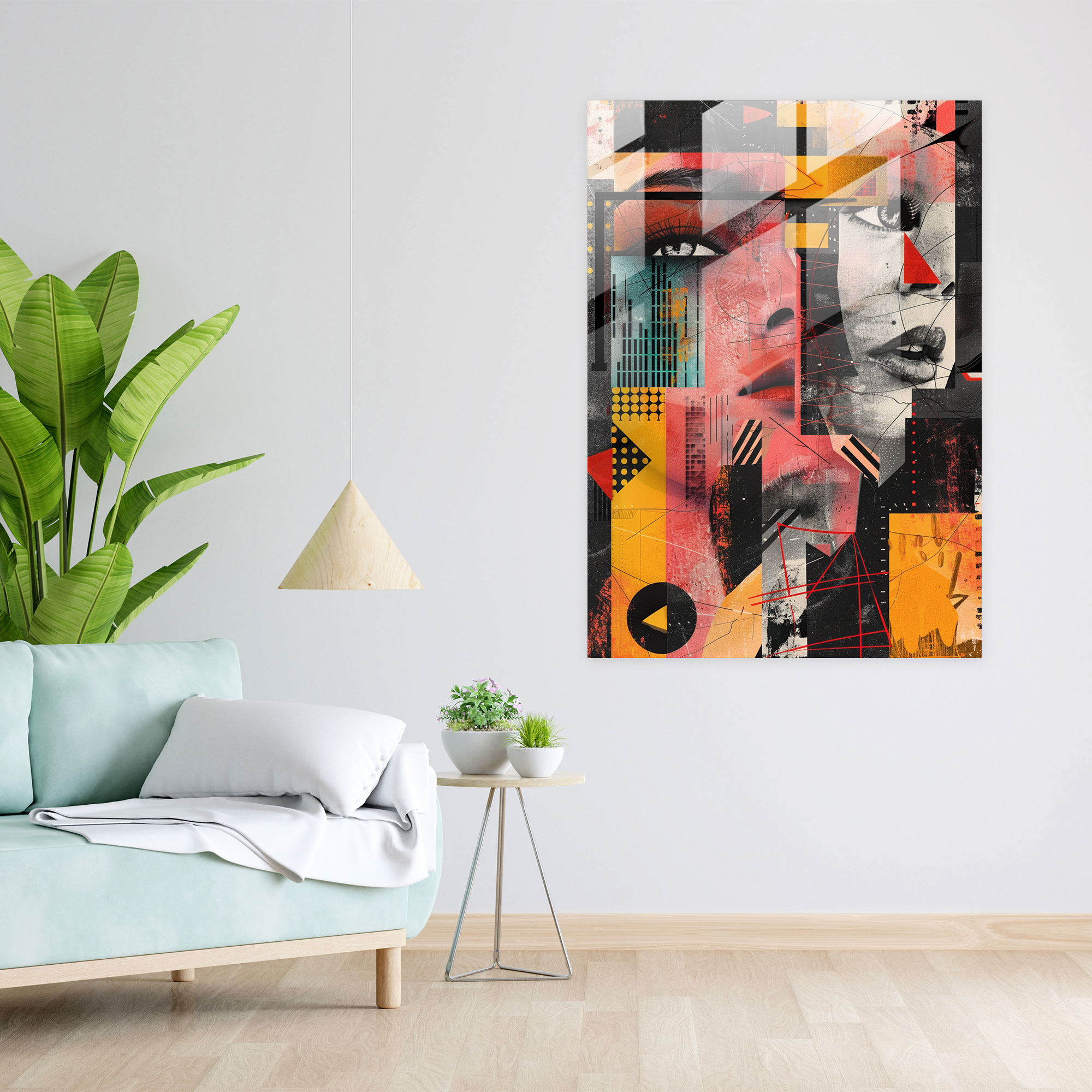 Dadaism Glass Wall Art Glass Art - Dadaism, Glass Art, Wall Decoration, Glass Wall Art