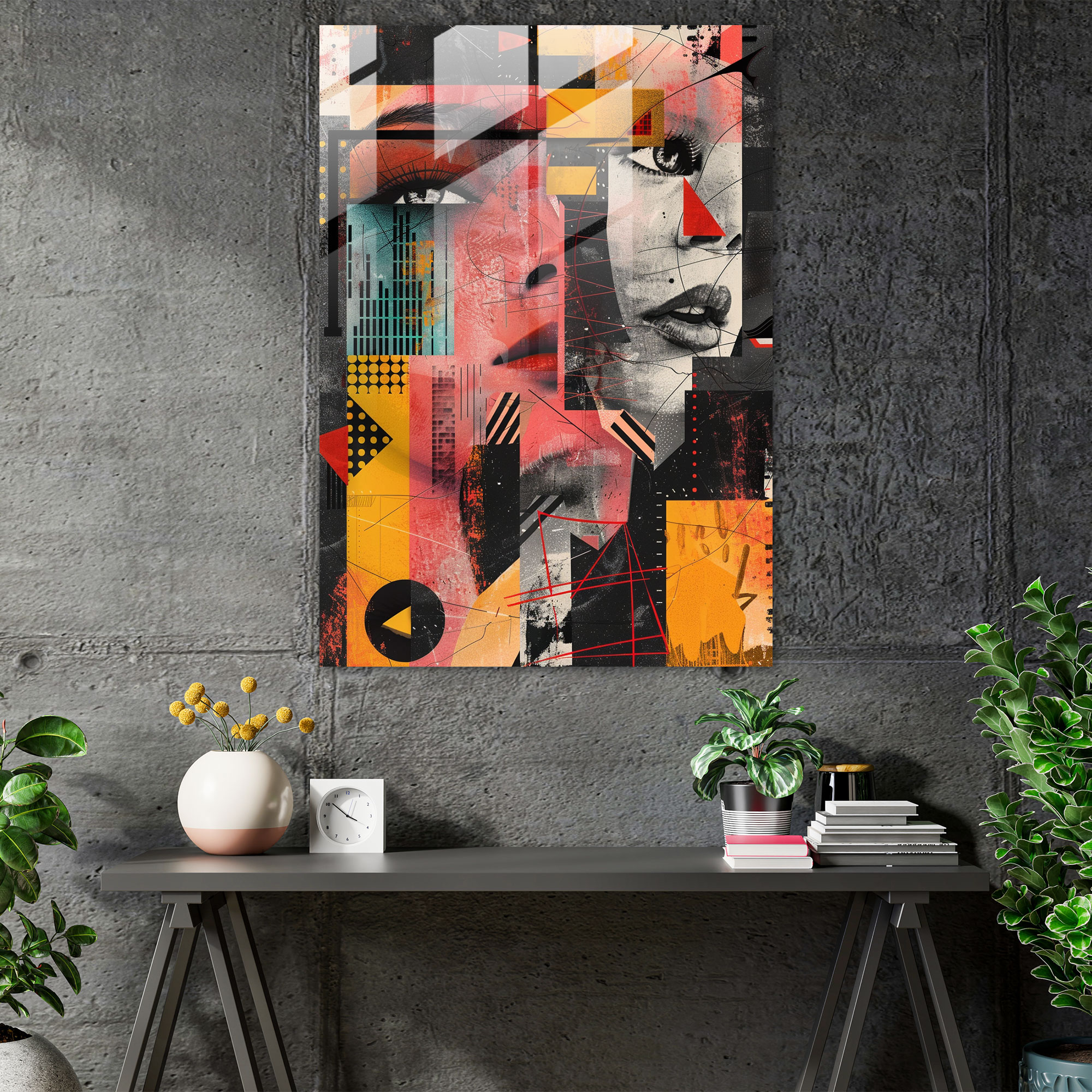 Dadaism Glass Wall Art Glass Art - Dadaism, Glass Art, Wall Decoration, Glass Wall Art