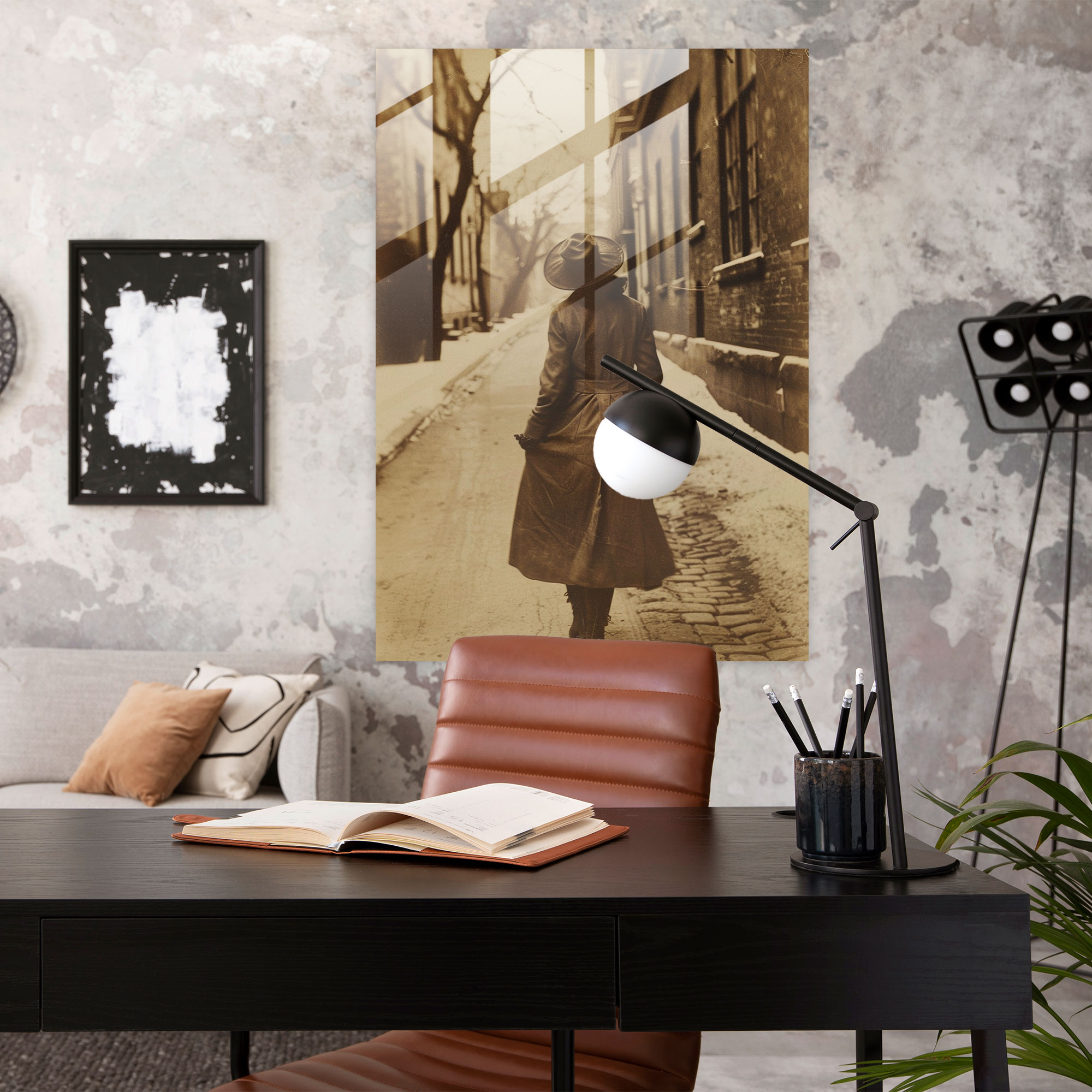 Dadaism Glass Print Home Decoration - Dadaism, Modern Art, Home Decoration, Dadaism Art Style