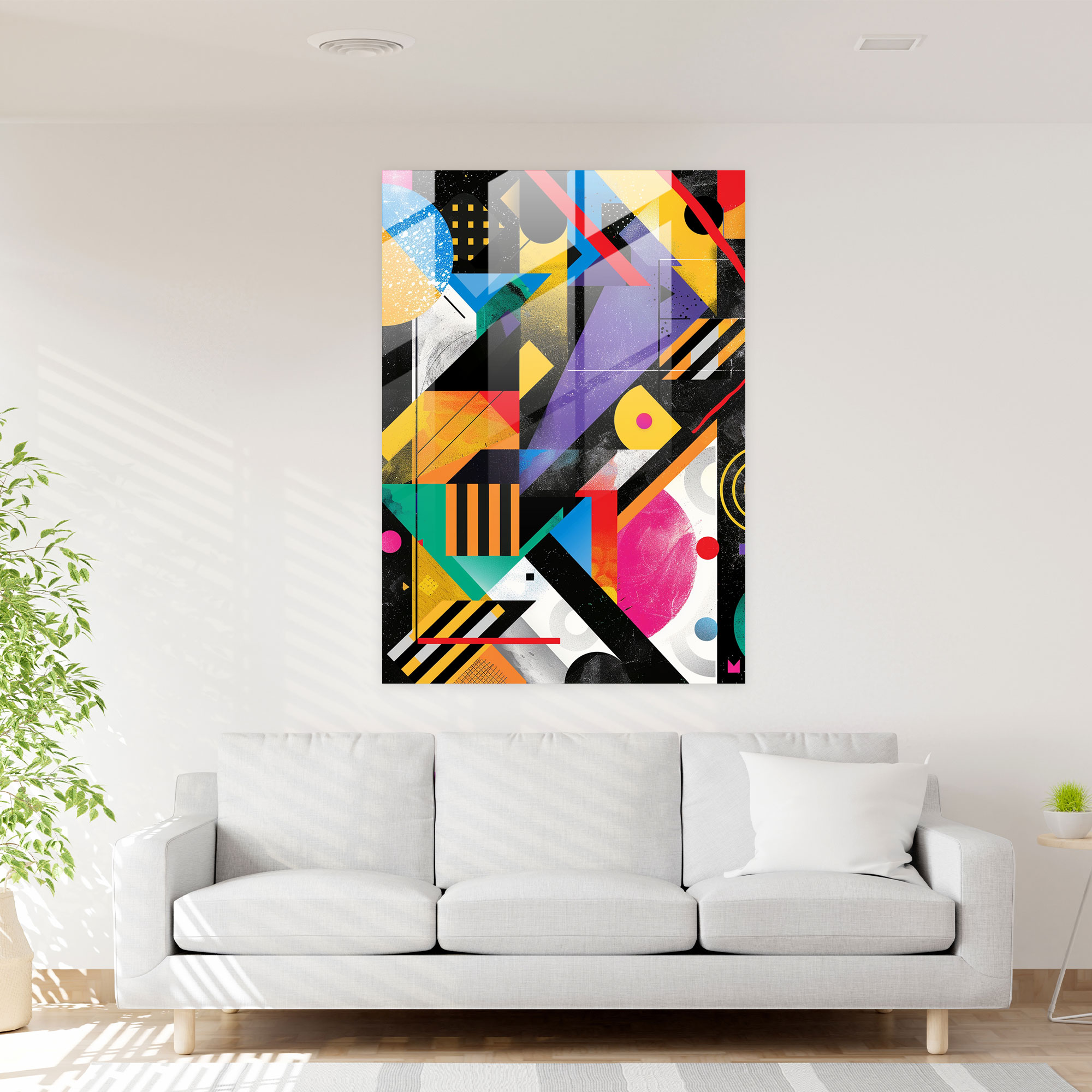 Dadaism Glass Wall Art - Dadaism, Modern Art, Wall Decoration, Glass Art