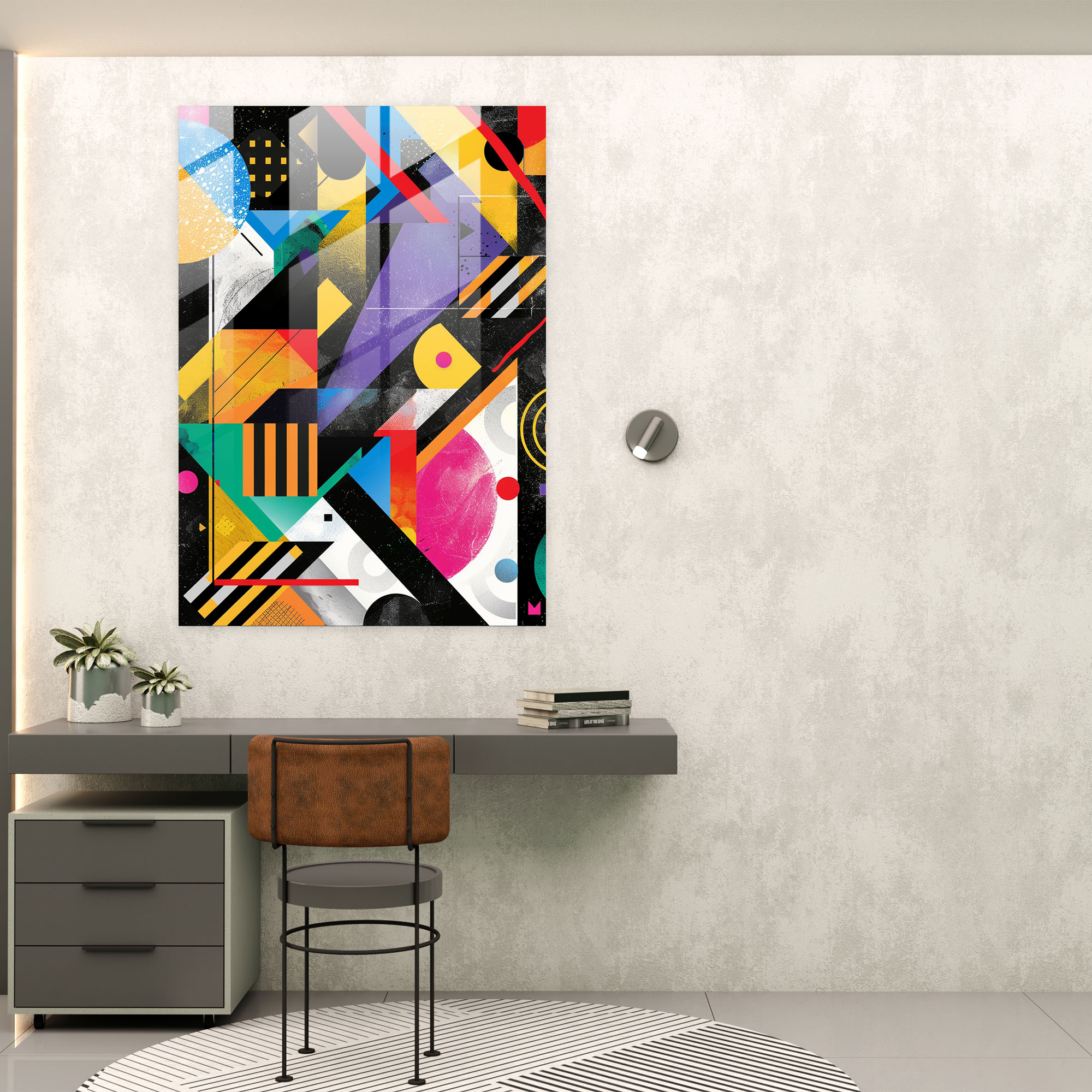 Dadaism Glass Wall Art - Dadaism, Modern Art, Wall Decoration, Glass Art