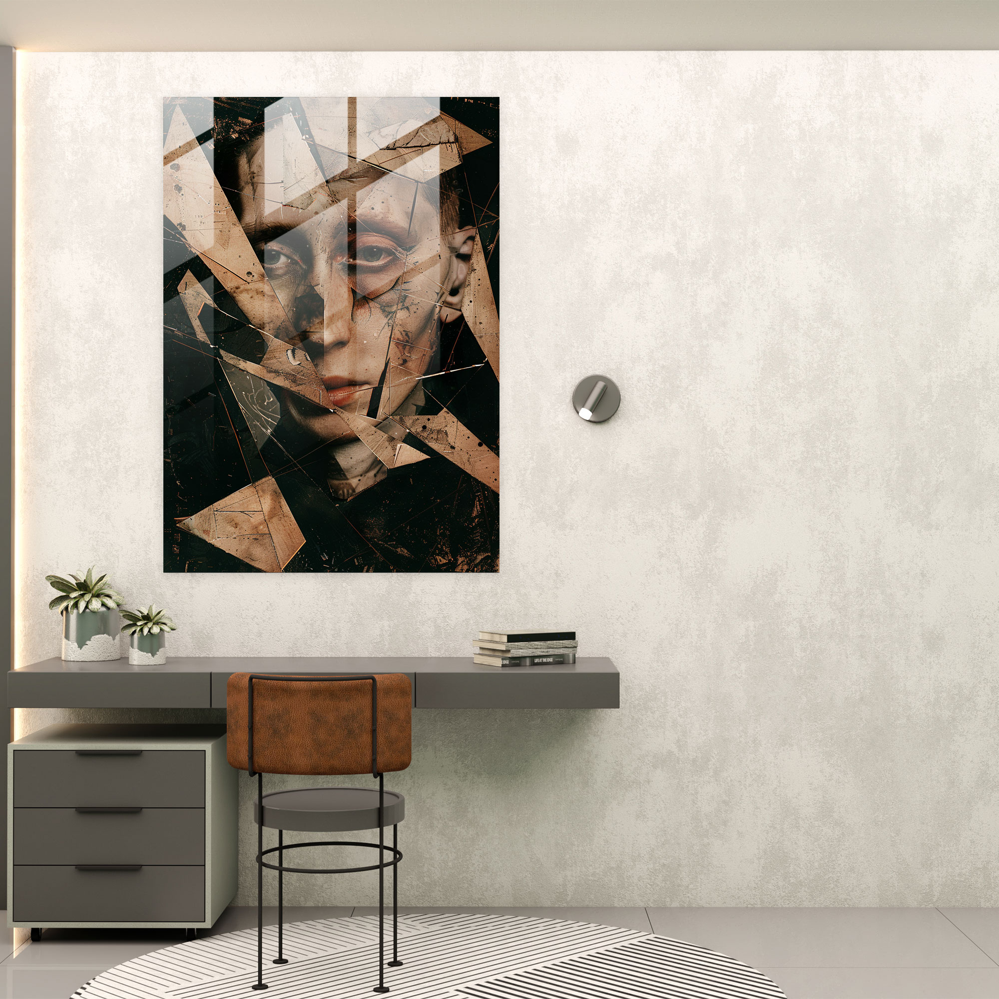 Dadaism Glass Art Home Decoration - Dadaism, Modern Art, Home Decoration, Glass Art