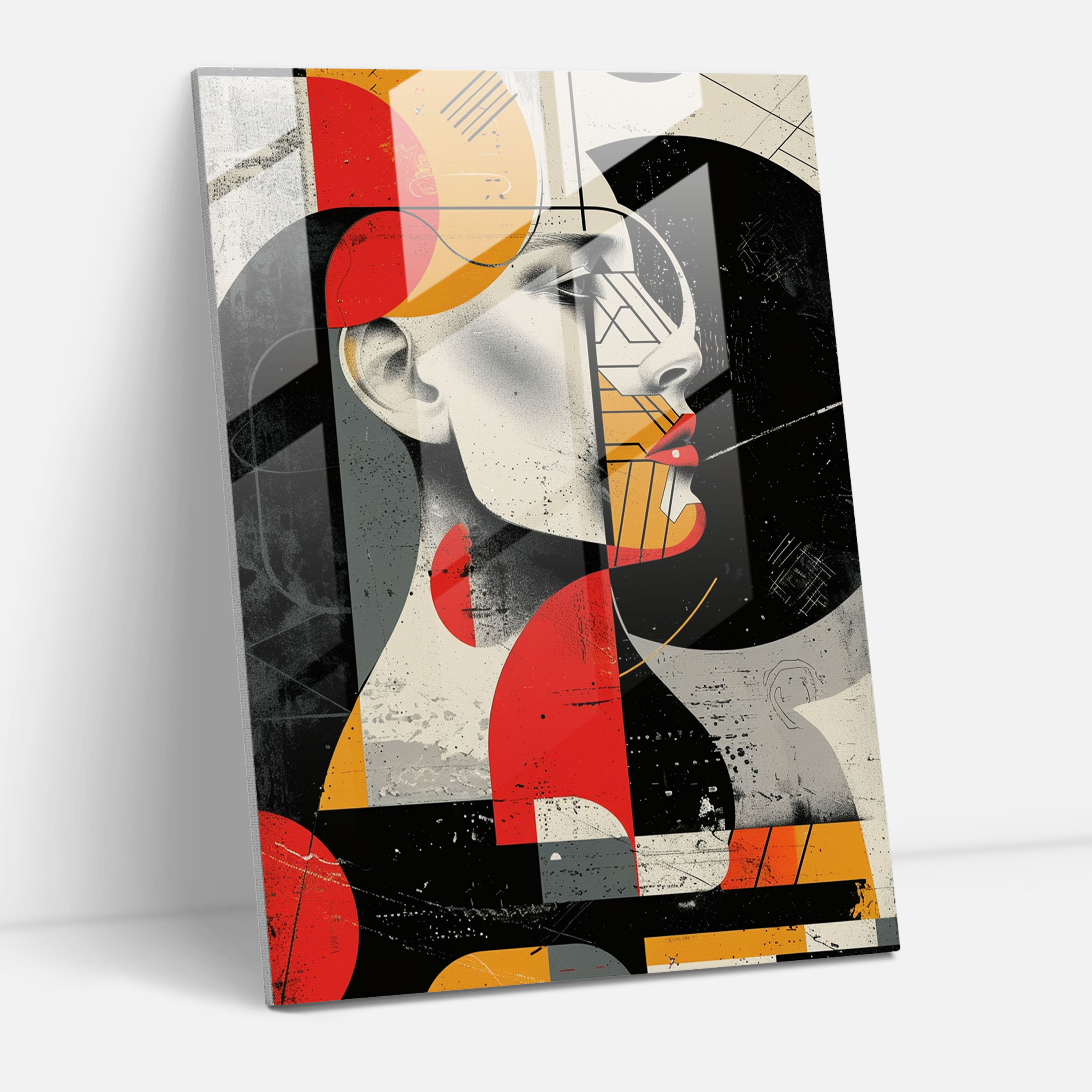 Dadaism Glass Print Wall Art - Dadaism, Glass Print, Wall Decoration, Modern Art