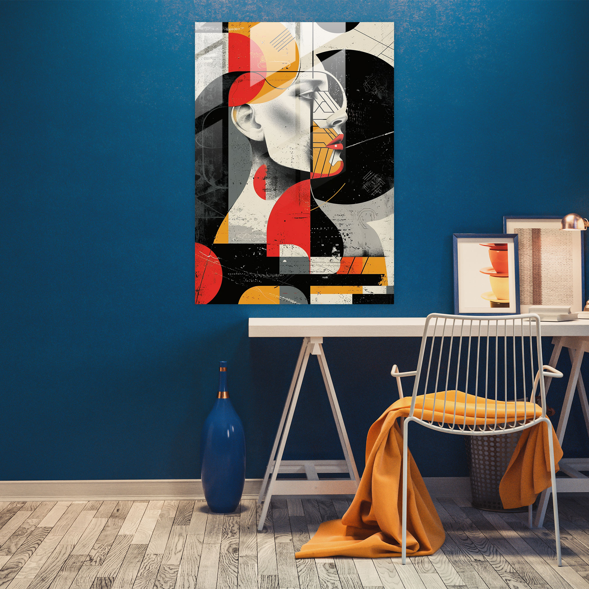 Dadaism Glass Print Wall Art - Dadaism, Glass Print, Wall Decoration, Modern Art