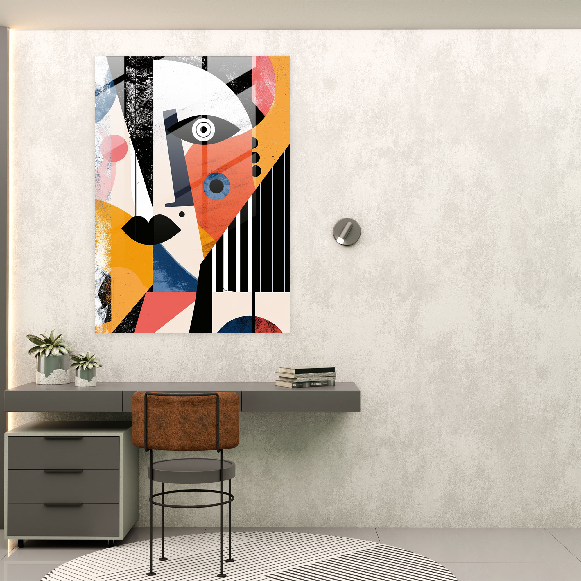 Dadaism Glass Wall Art - Dadaism, Glass Print, Glass Wall Art, Modern Art