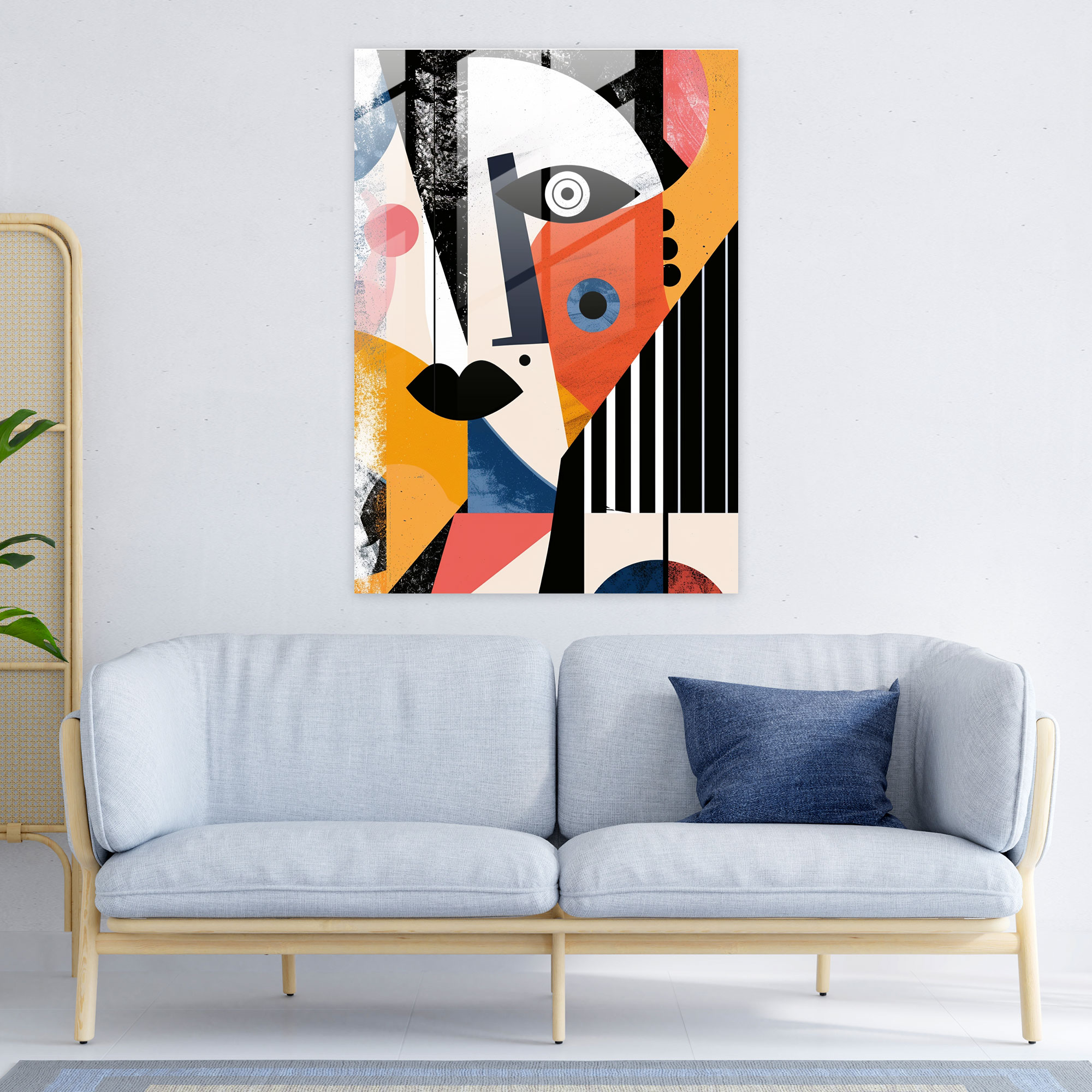 Dadaism Glass Wall Art - Dadaism, Glass Print, Glass Wall Art, Modern Art
