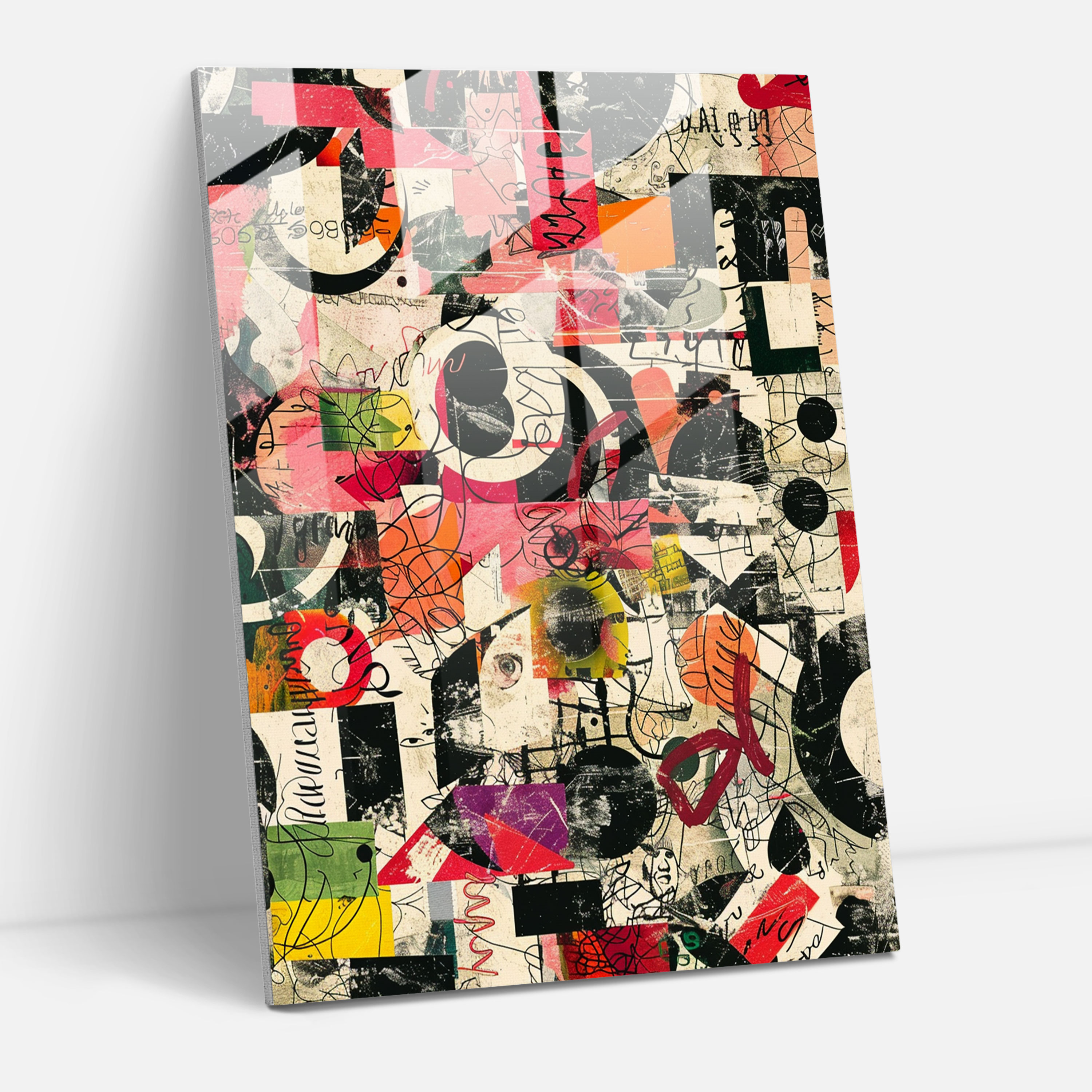 Chaotic Dadaism Glass Art - Dadaism, Modern Art, Glass Art, Dadaism Art Style