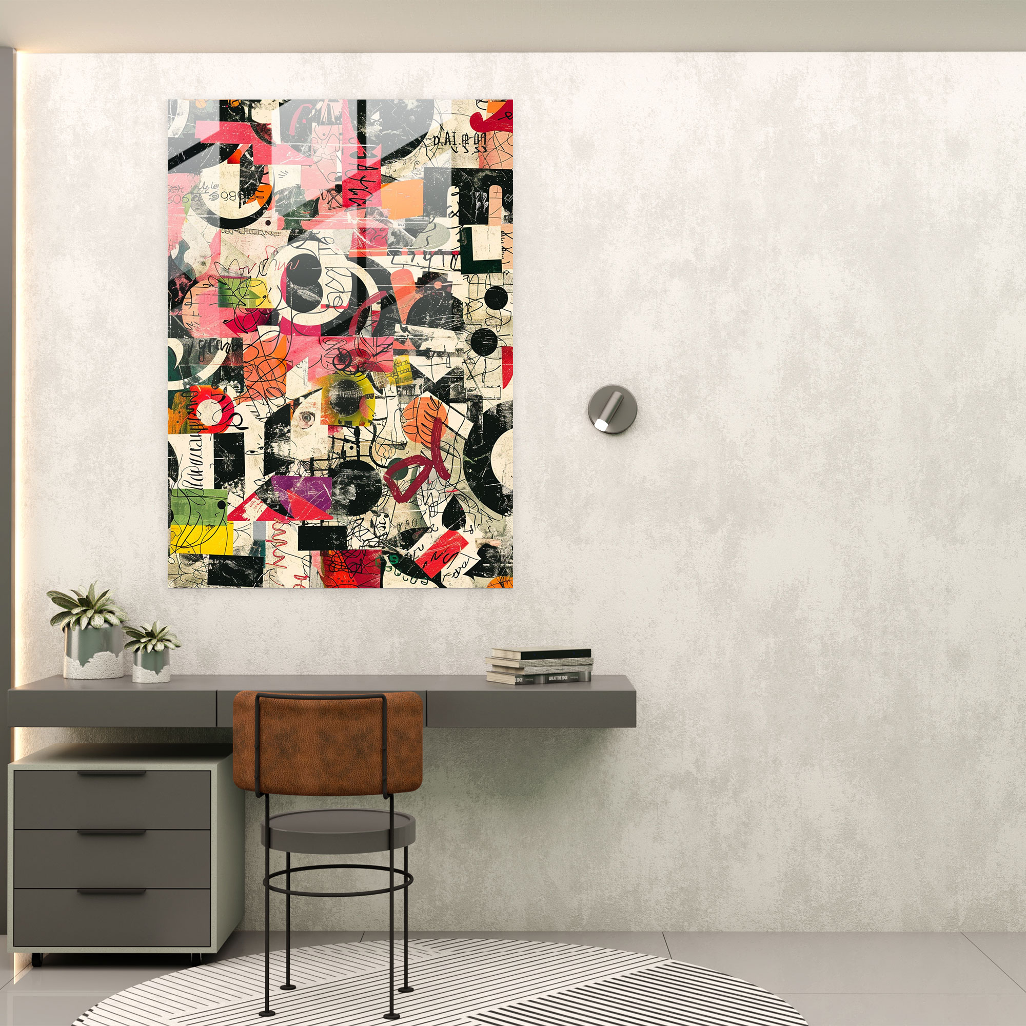 Chaotic Dadaism Glass Art - Dadaism, Modern Art, Glass Art, Dadaism Art Style