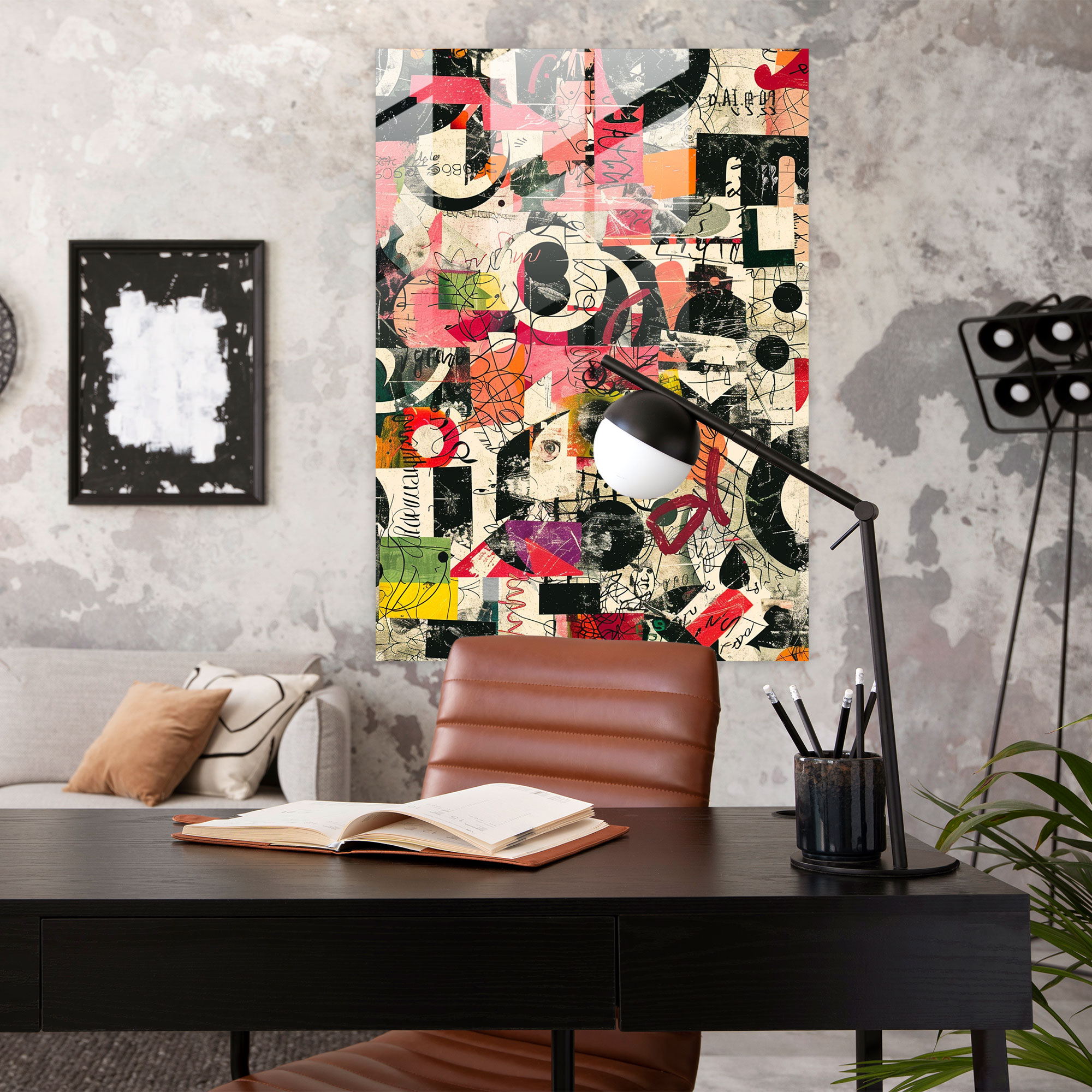 Chaotic Dadaism Glass Art - Dadaism, Modern Art, Glass Art, Dadaism Art Style