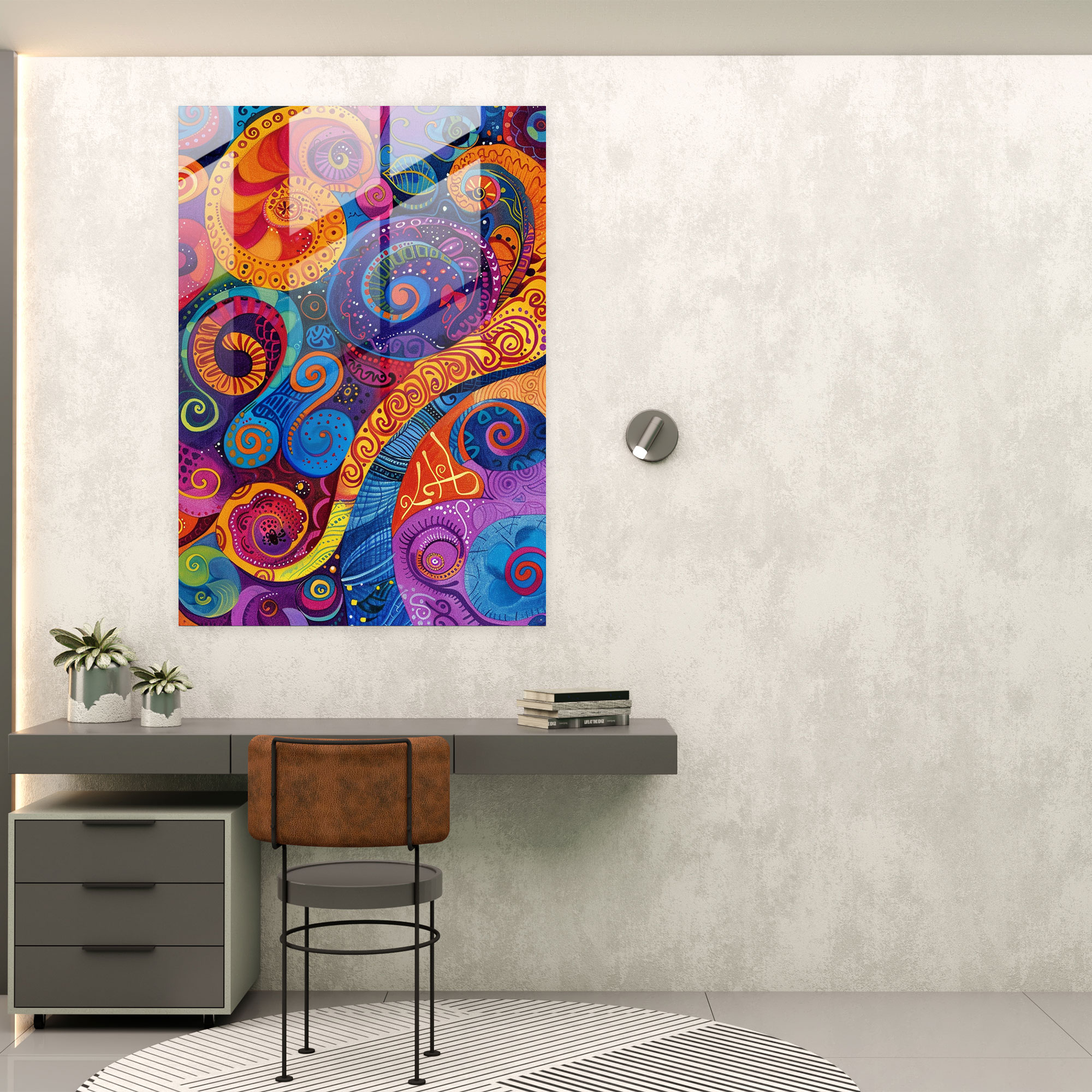 Whimsical Dadaism Glass Art - Dadaism, Home Decoration, Dadaism Art Style, Glass Art