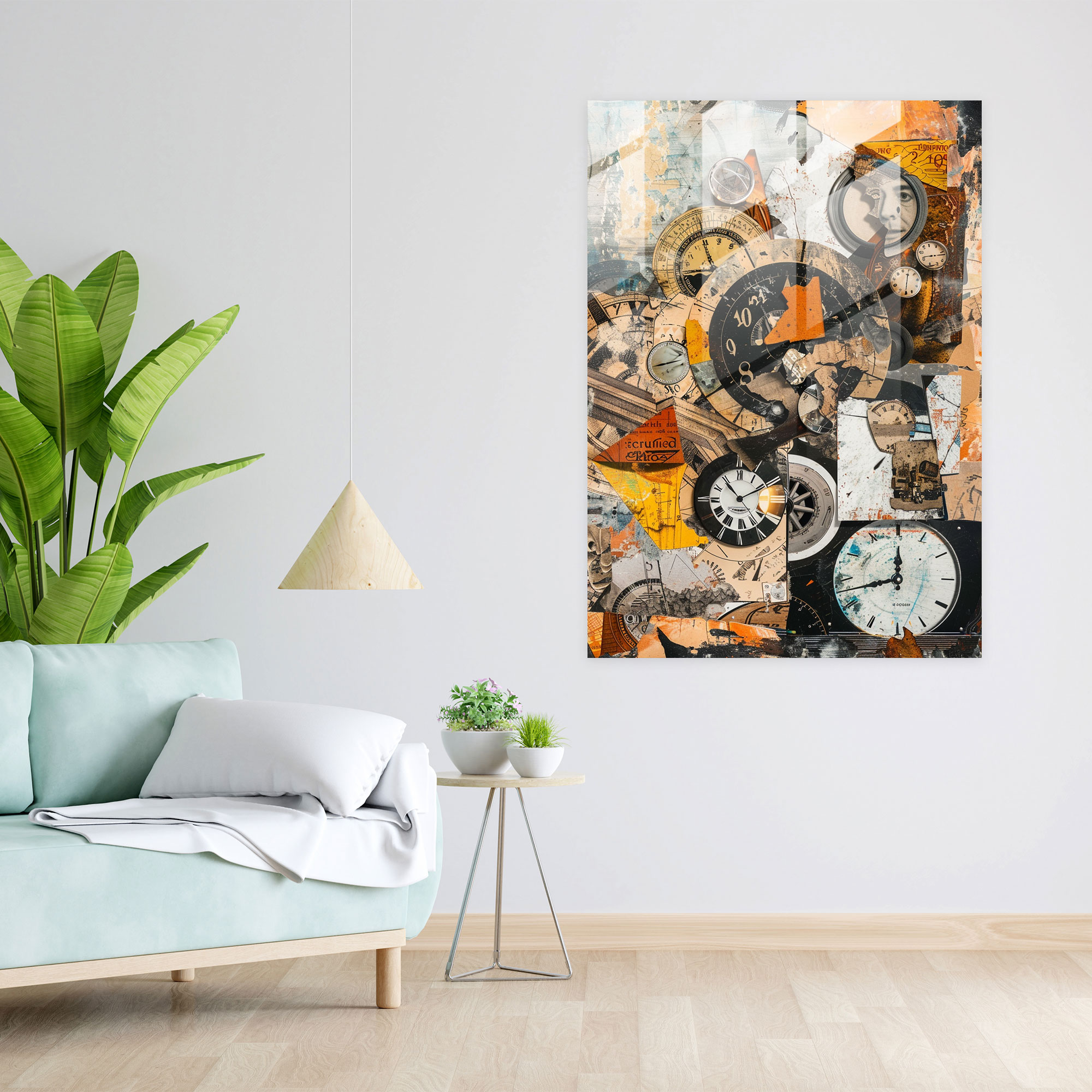 Dadaism Glass Print Home Decoration - Dadaism, Wall Decoration, Glass Wall Art, Glass Print