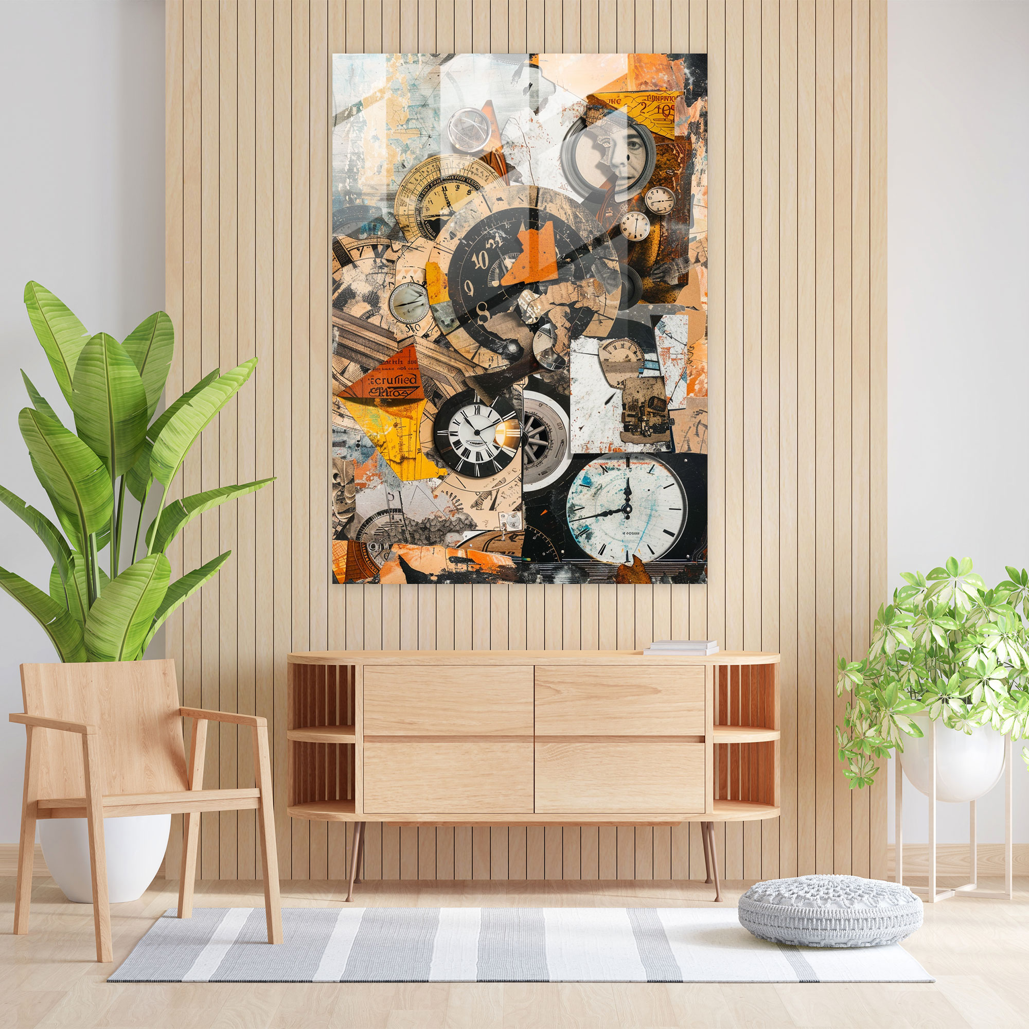 Dadaism Glass Print Home Decoration - Dadaism, Wall Decoration, Glass Wall Art, Glass Print