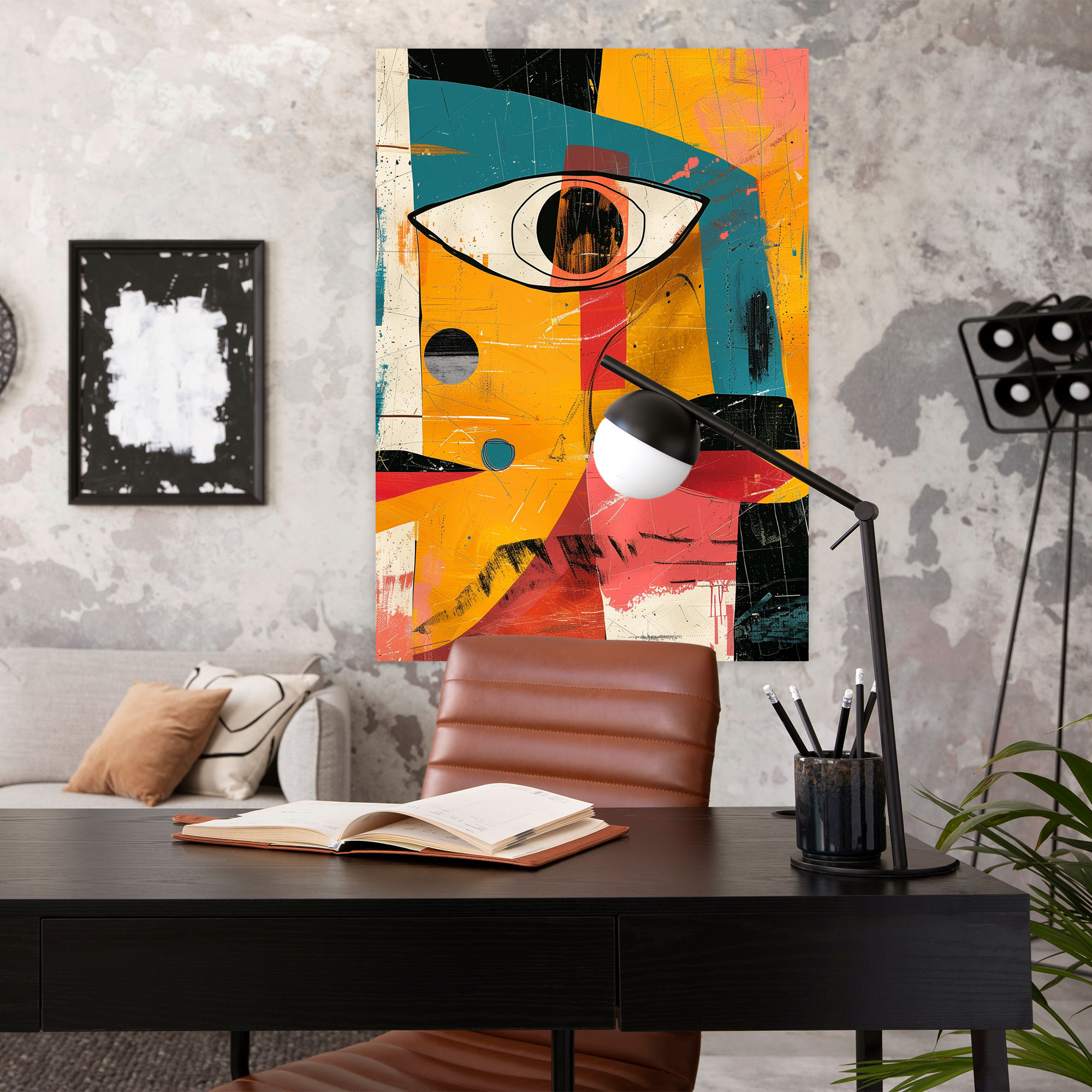 Dadaism Wall Art - Bold Abstract Design Canvas Print - Dadaism, Home Decoration, Dadaism, Canvas