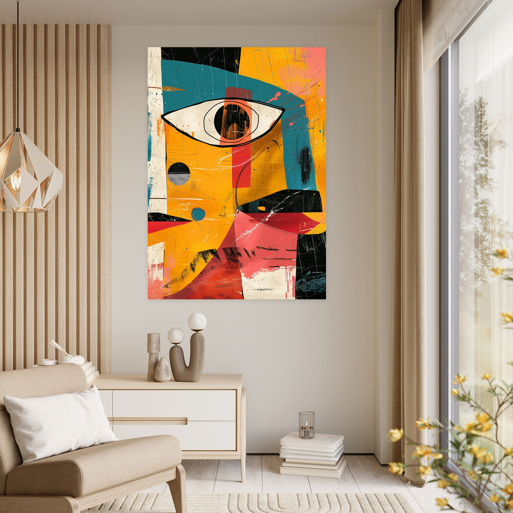 Dadaism Wall Art - Bold Abstract Design Canvas Print - Dadaism, Home Decoration, Dadaism, Canvas