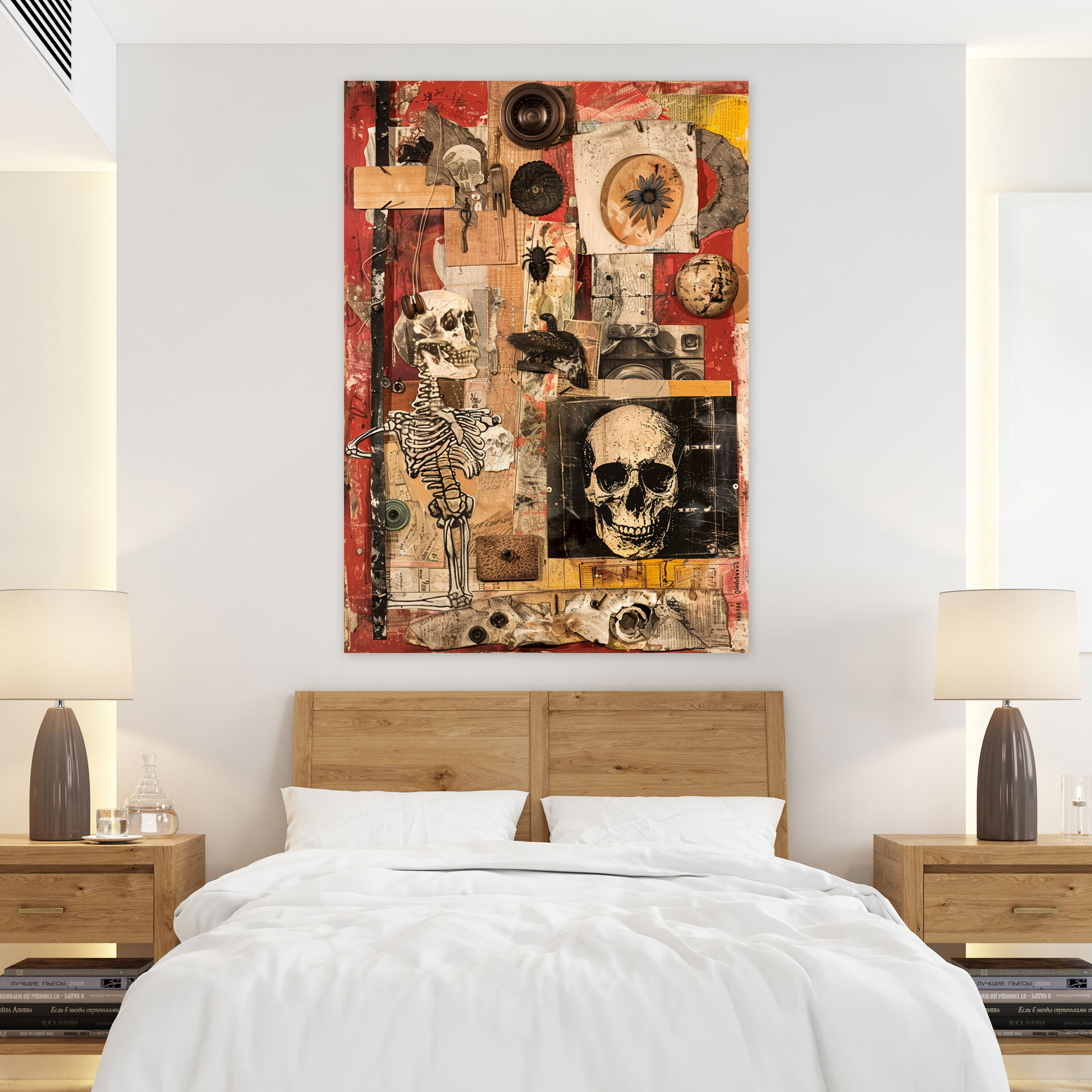 Dadaism Canvas Print - Found Objects Collage Wall Art - Dadaism, Canvas Wall Art, Dadaism, Canvas Print
