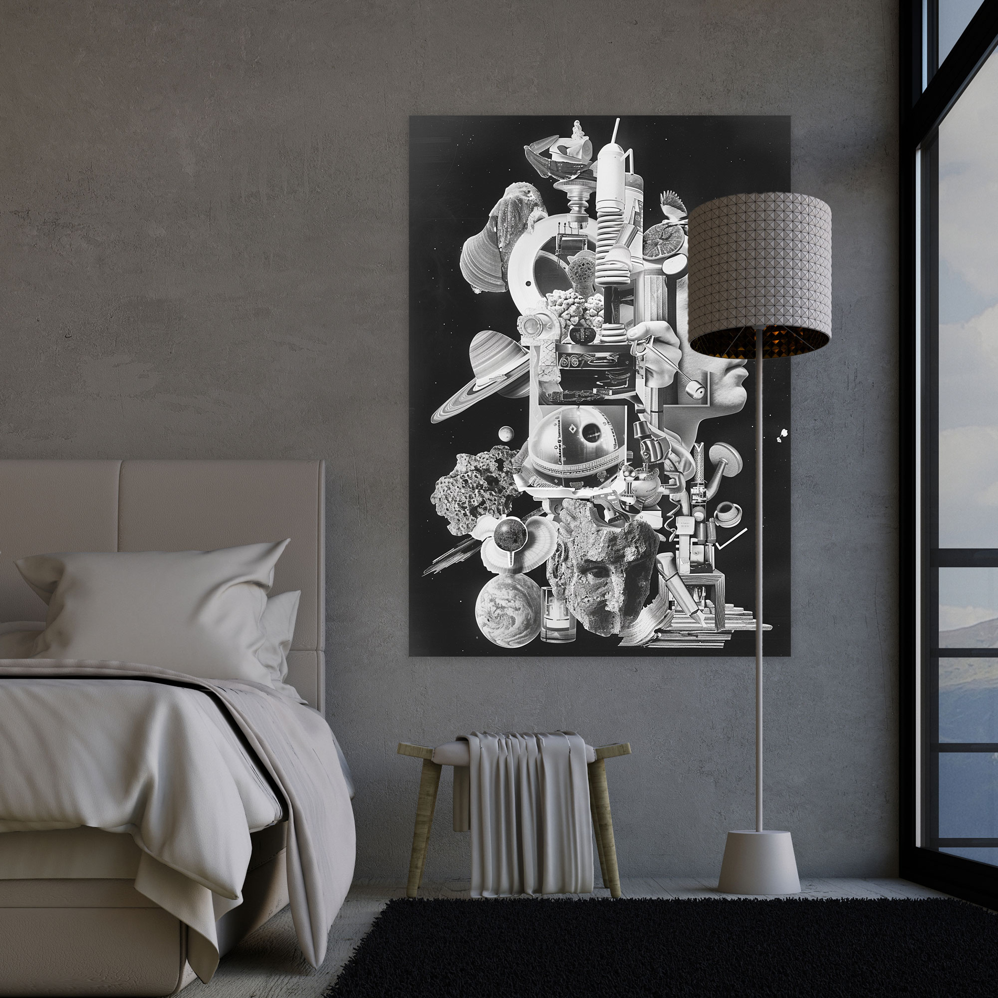 Surreal Dadaism Wall Decoration - Dadaism, Home Decoration, Canvas, Dadaism