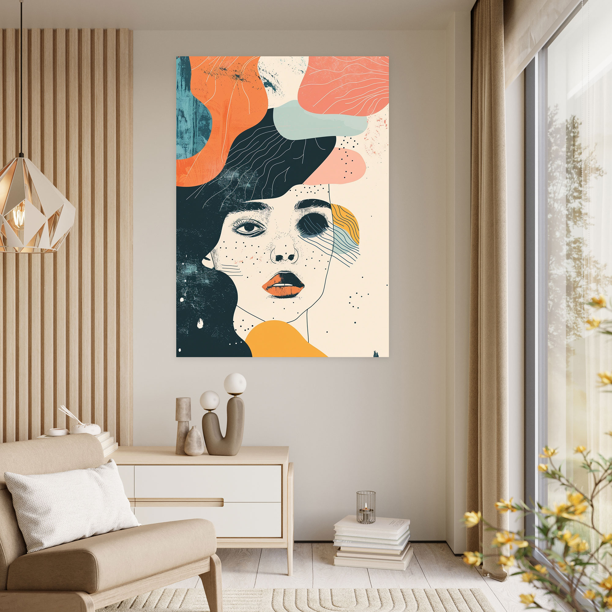 Playful Dadaism Canvas Print - Dadaism, Wall Art, Home Decoration, Wall Decoration