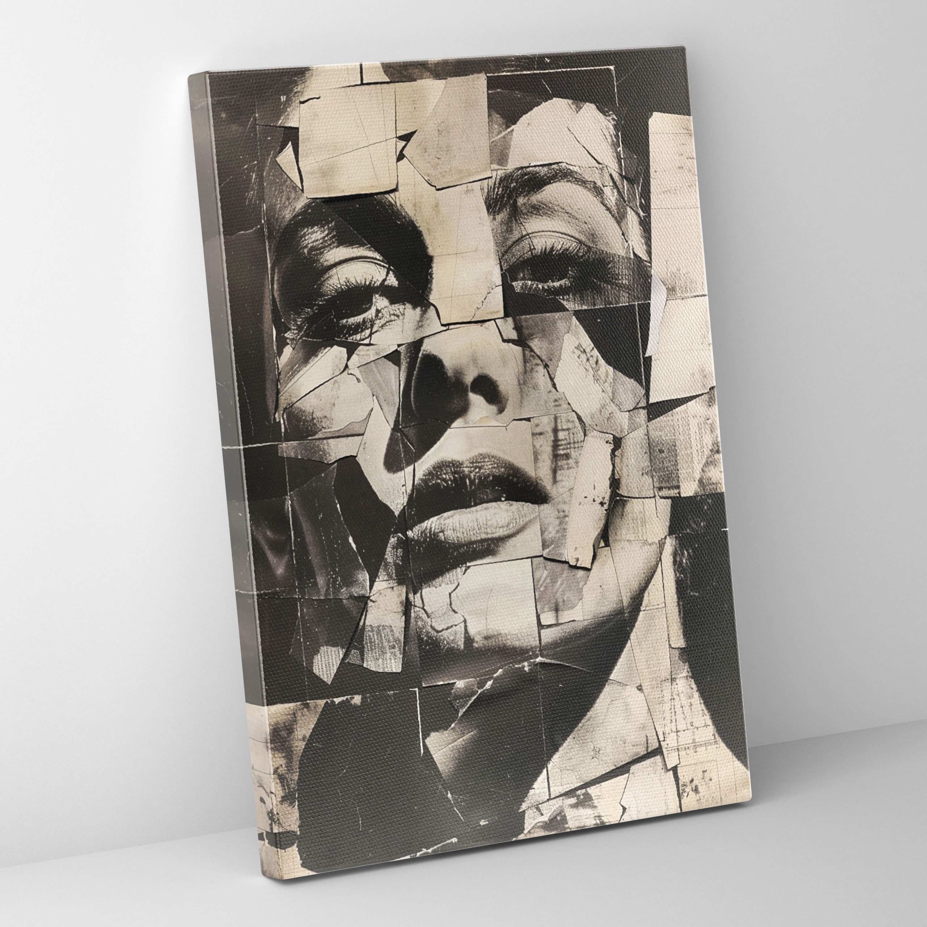 Deconstructed Dadaism Canvas Print - Dadaism, Wall Art, Canvas Print, Wall Decoration