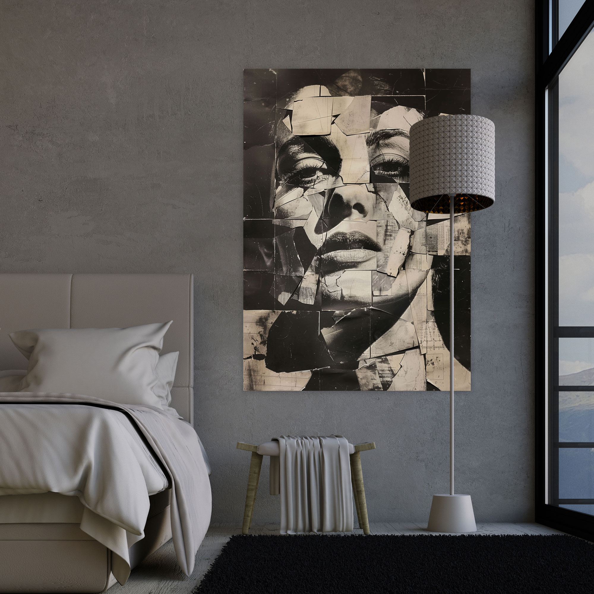 Deconstructed Dadaism Canvas Print - Dadaism, Wall Art, Canvas Print, Wall Decoration