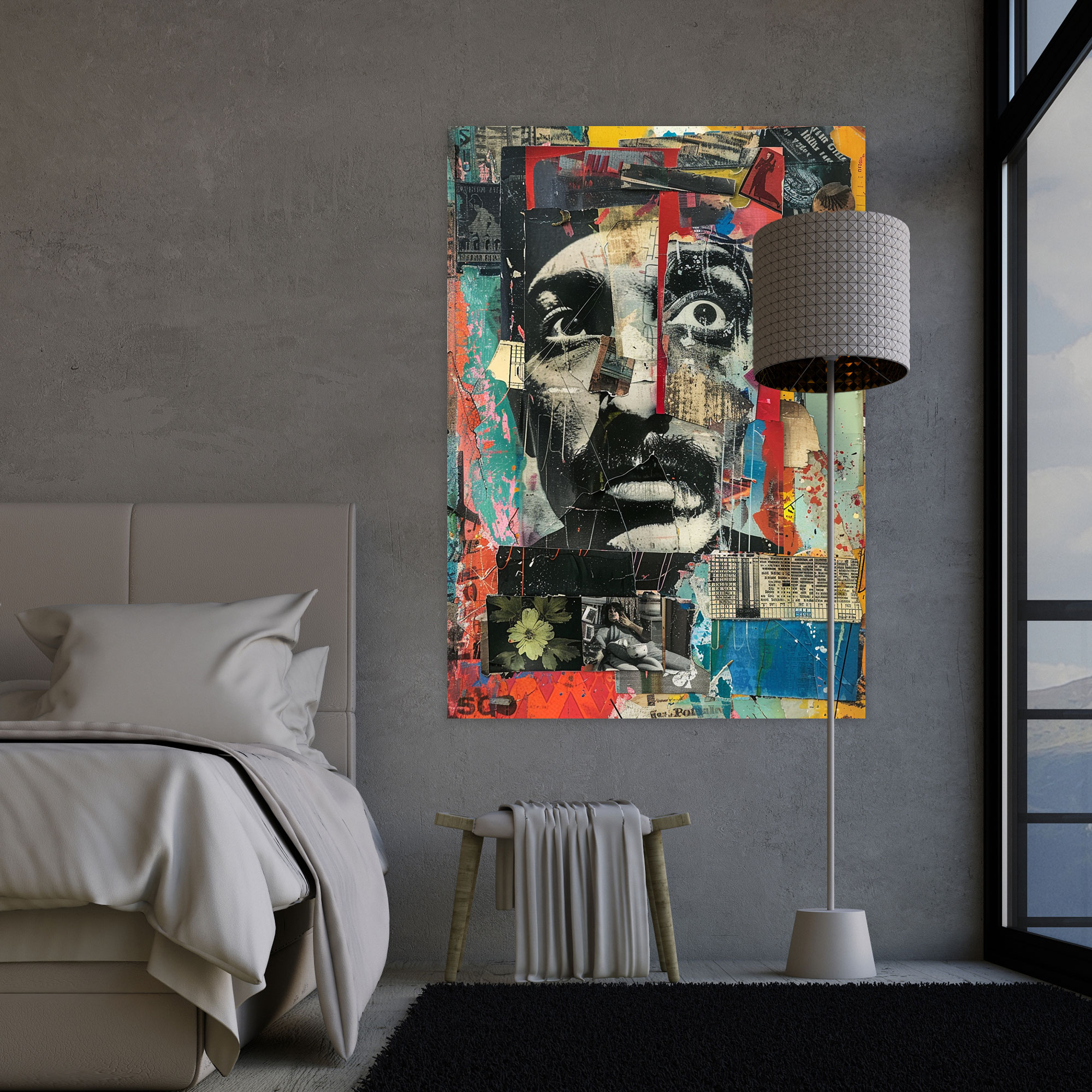 Eclectic Dadaism Wall Decoration - Dadaism, Home Decoration, Wall Decoration, Canvas