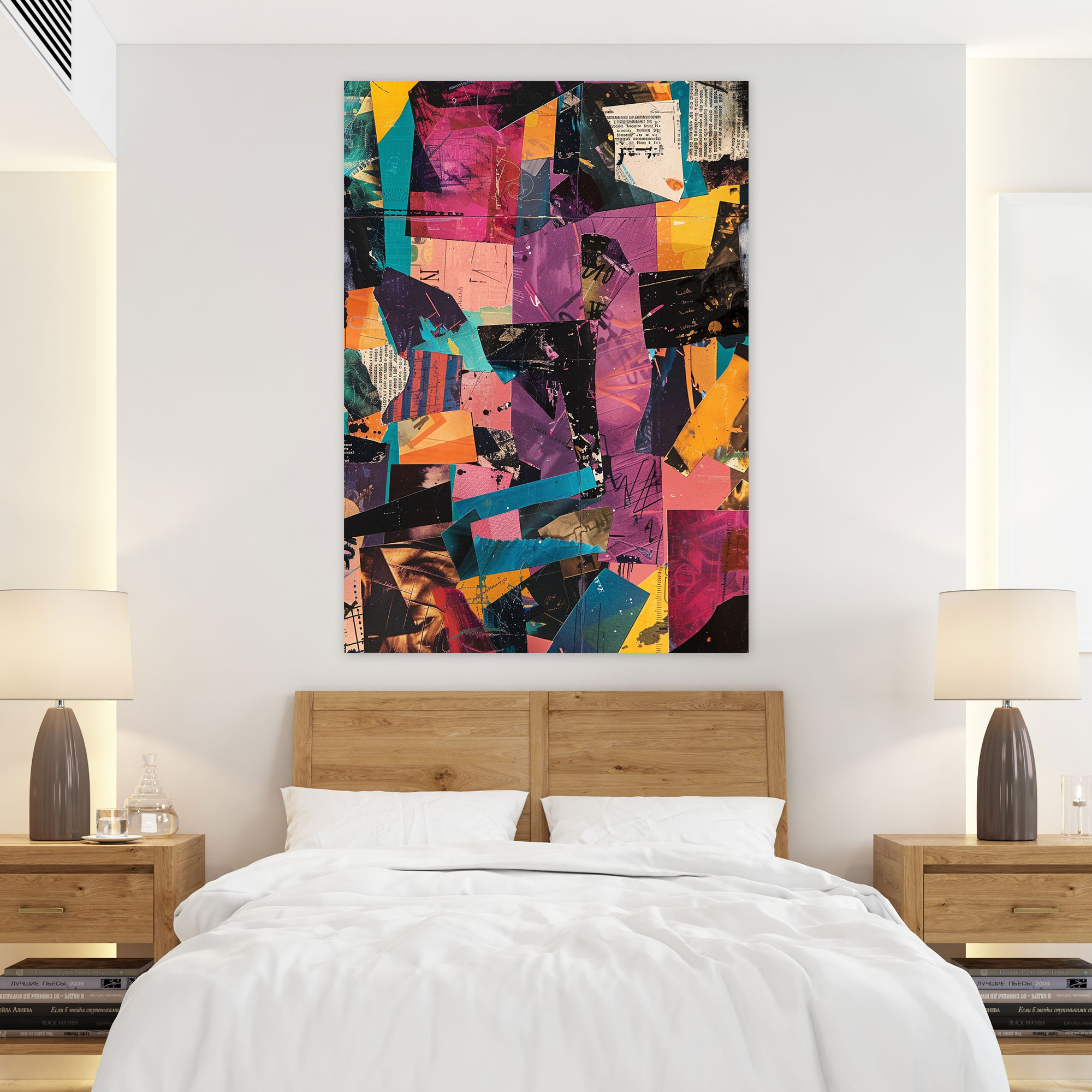 Textural Dadaism Wall Art - Dadaism, Wall Decoration, Canvas Print, Canvas