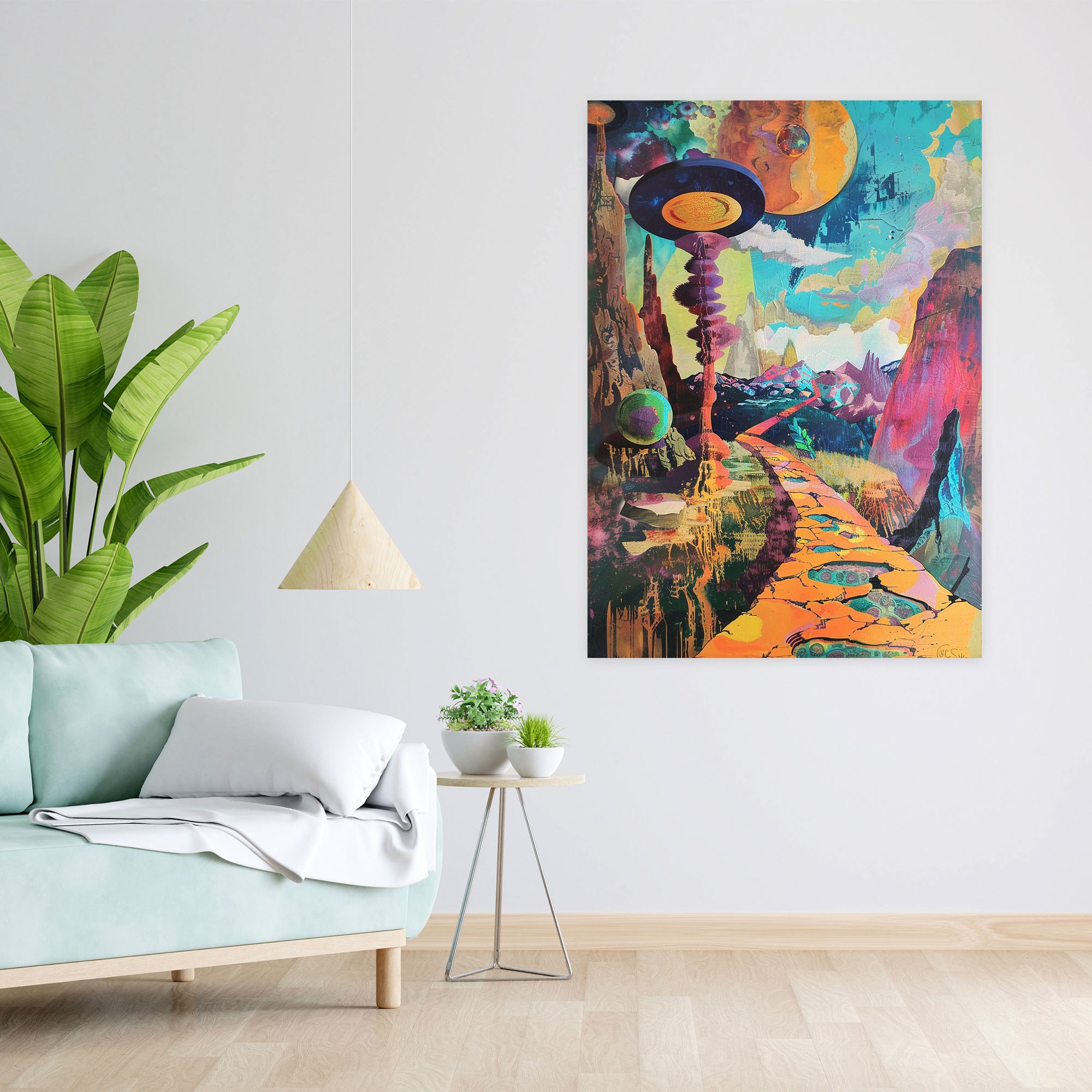 Dreamlike Dadaism Canvas Print - Dadaism, Wall Decoration, Wall Art, Dadaism